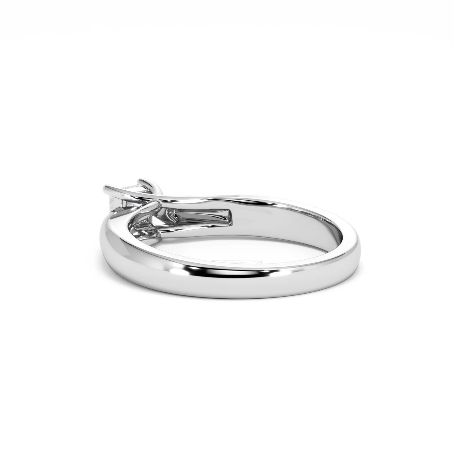 Naomi Princess Cut Lab Diamond Engagement Ring 0.33ct H/SI in 925 Silver - Image 59