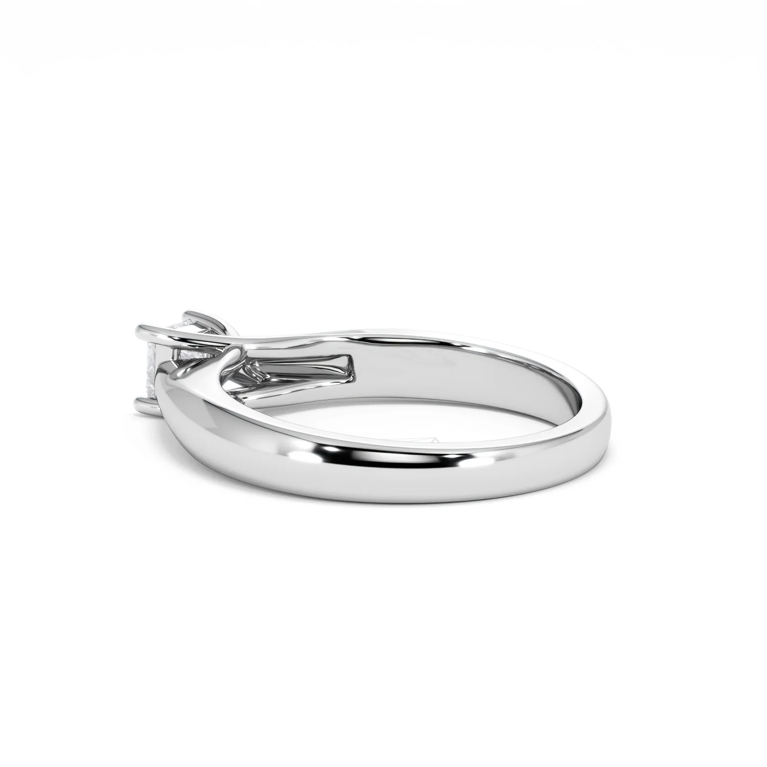 Naomi Princess Cut Lab Diamond Engagement Ring 0.33ct H/SI in 925 Silver - Image 62
