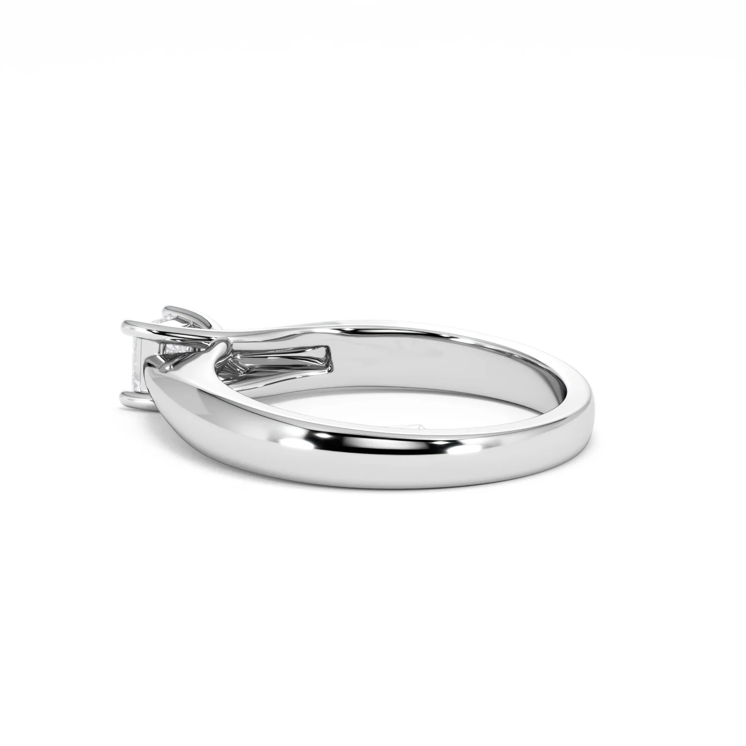 Naomi Princess Cut Lab Diamond Engagement Ring 0.33ct H/SI in 925 Silver - Image 63