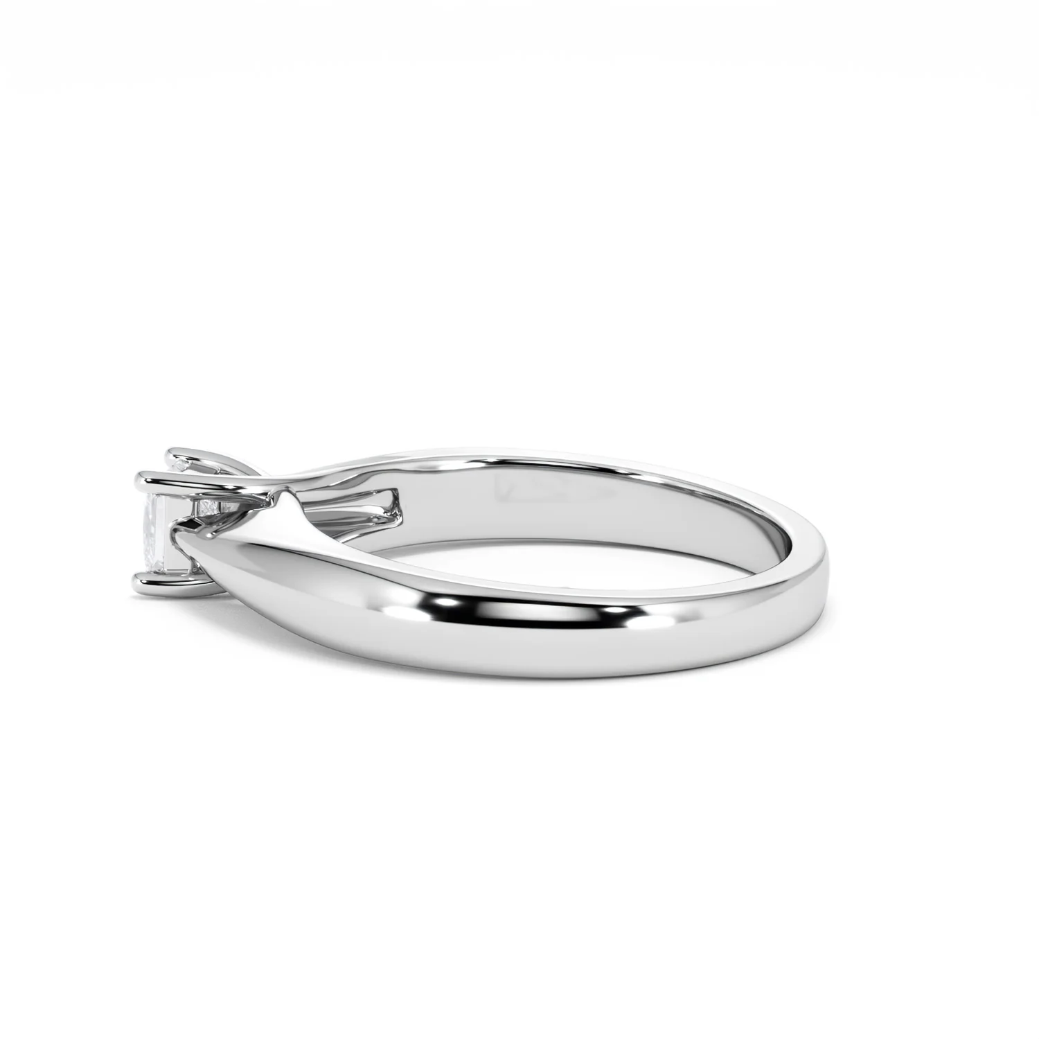 Naomi Princess Cut Lab Diamond Engagement Ring 0.33ct H/SI in 925 Silver - Image 67