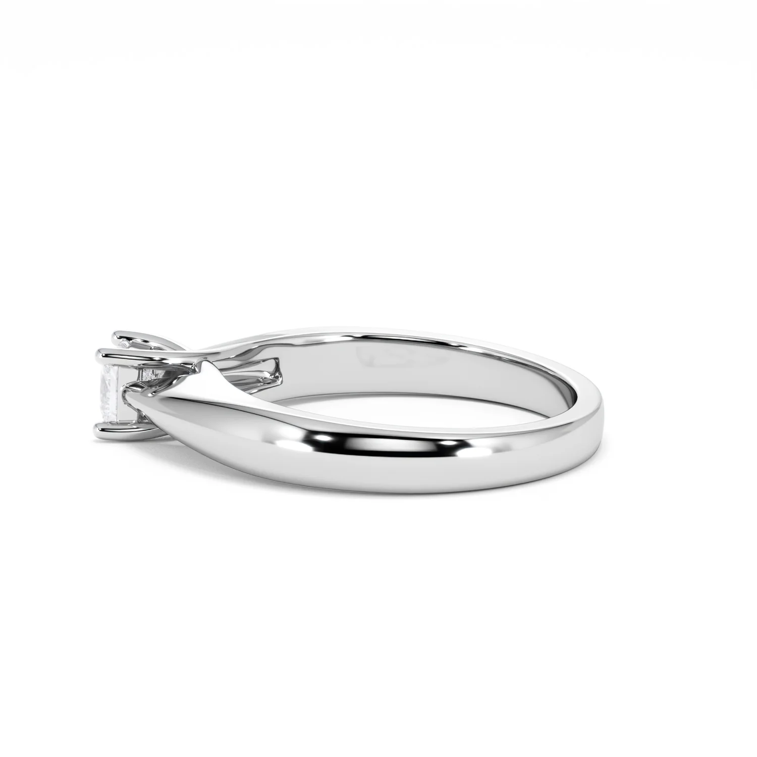 Naomi Princess Cut Lab Diamond Engagement Ring 0.33ct H/SI in 925 Silver - Image 68