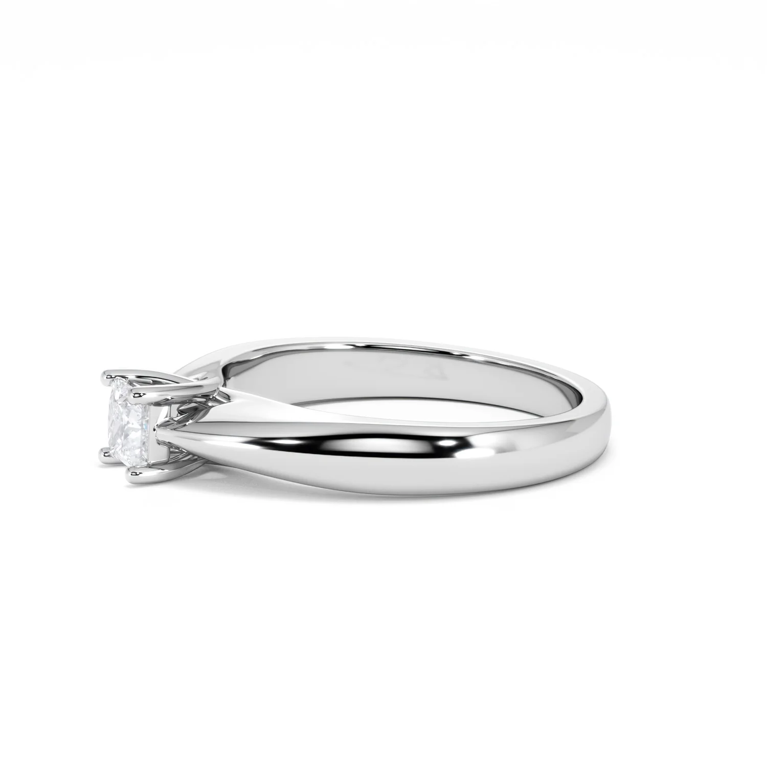 Naomi Princess Cut Lab Diamond Engagement Ring 0.33ct H/SI in 925 Silver - Image 75