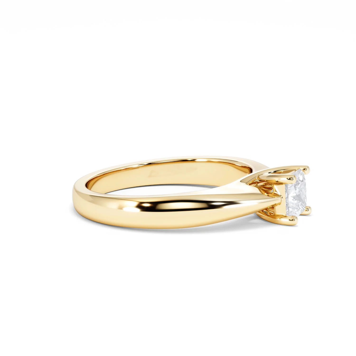 Naomi Princess Cut Lab Diamond Engagement Ring 0.50ct H/SI in 18k Gold Vermeil - Image 25