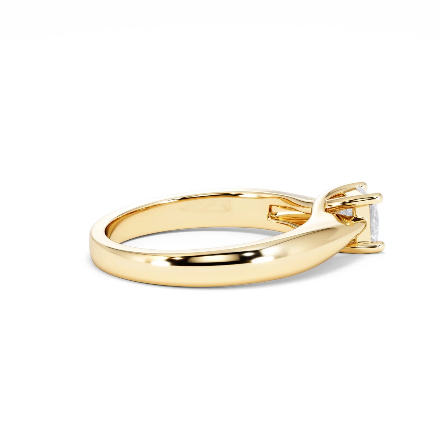 Naomi Princess Cut Lab Diamond Engagement Ring 0.50ct H/SI in 18k Gold Vermeil - Image 33