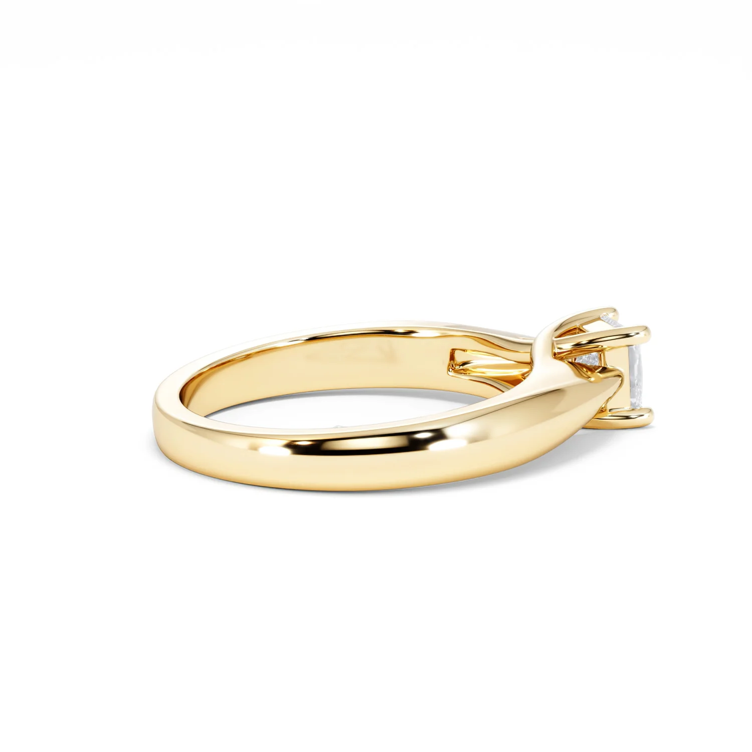 Naomi Princess Cut Lab Diamond Engagement Ring 0.50ct H/SI in 18k Gold Vermeil - Image 34