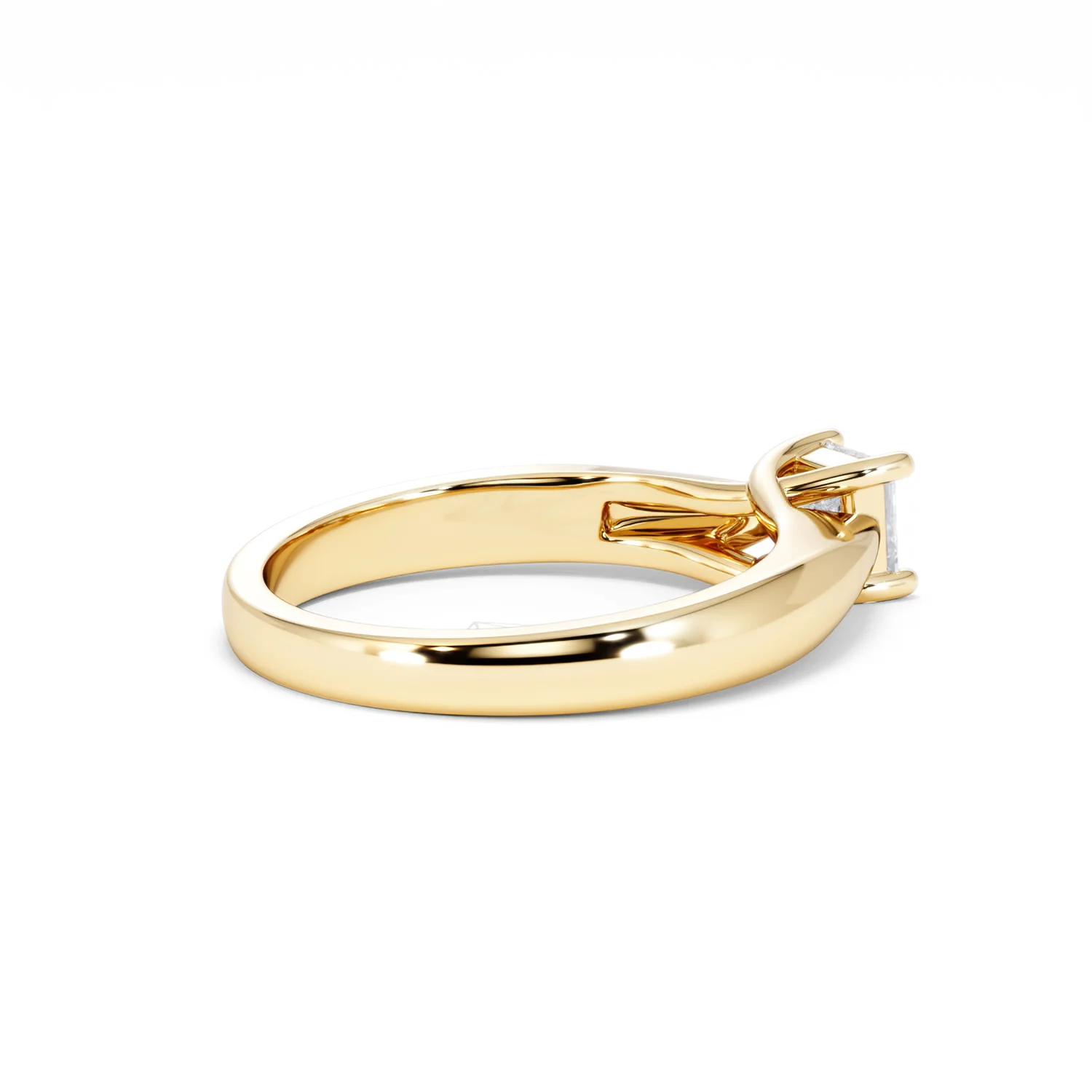 Naomi Princess Cut Lab Diamond Engagement Ring 0.50ct H/SI in 18k Gold Vermeil - Image 37