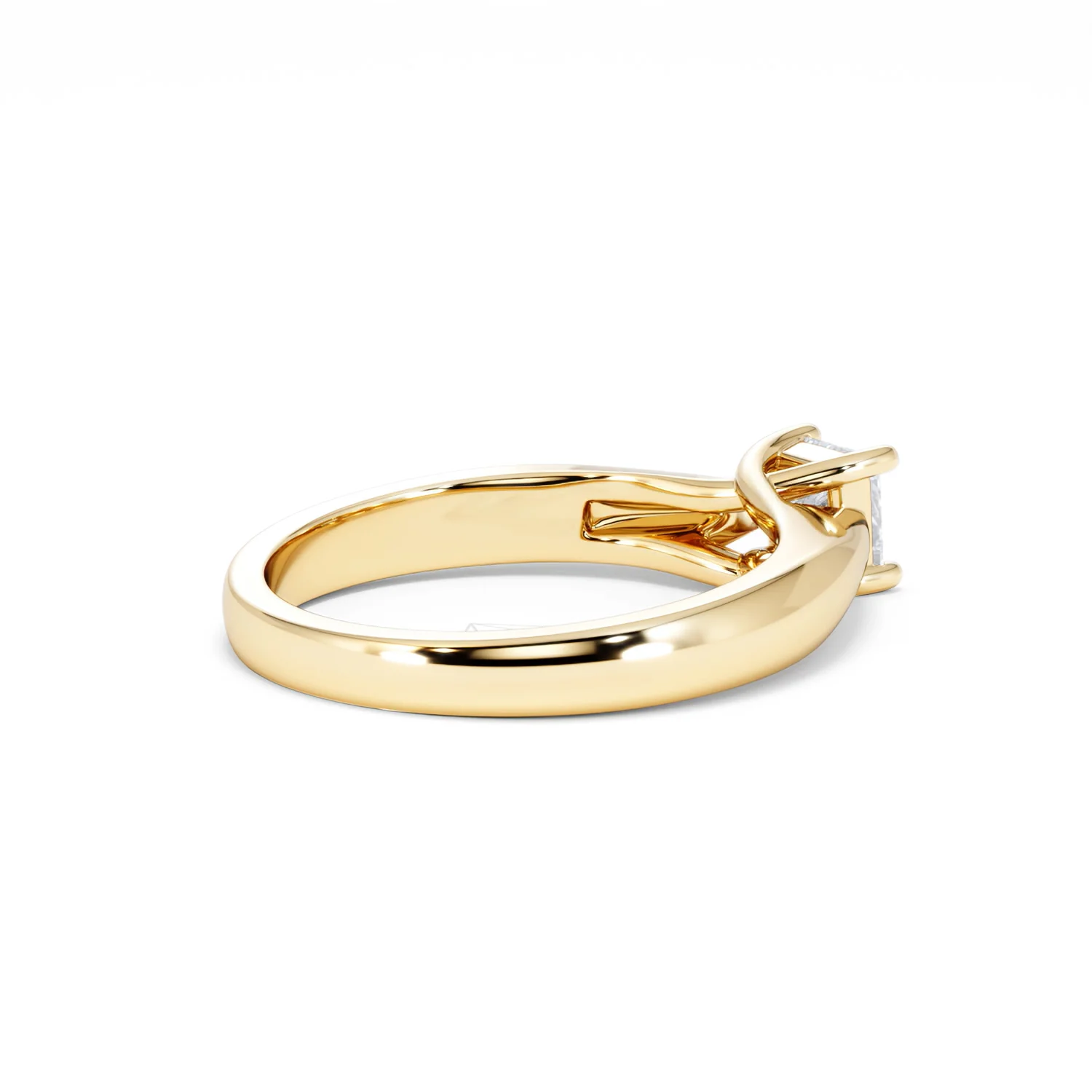 Naomi Princess Cut Lab Diamond Engagement Ring 0.50ct H/SI in 18k Gold Vermeil - Image 38