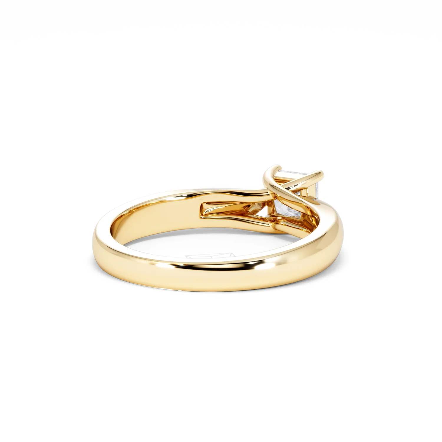 Naomi Princess Cut Lab Diamond Engagement Ring 0.50ct H/SI in 18k Gold Vermeil - Image 43