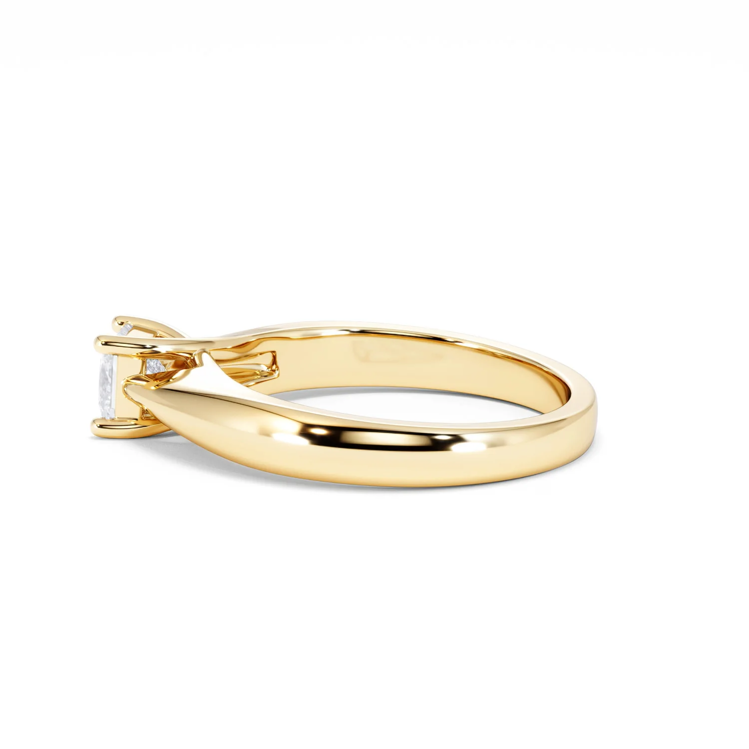 Naomi Princess Cut Lab Diamond Engagement Ring 0.50ct H/SI in 18k Gold Vermeil - Image 68