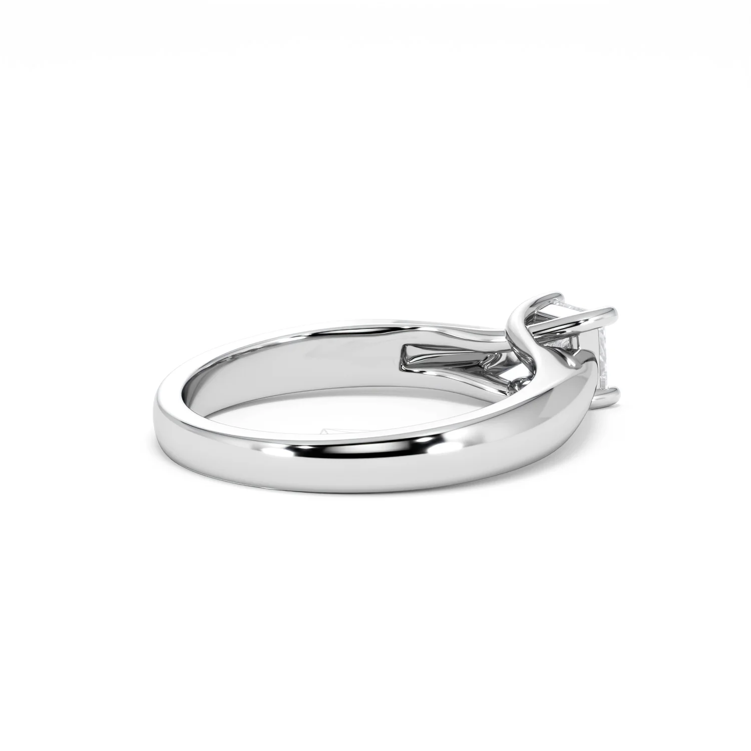Naomi Princess Cut Lab Diamond Engagement Ring 0.50ct H/SI in 925 Silver - Image 38