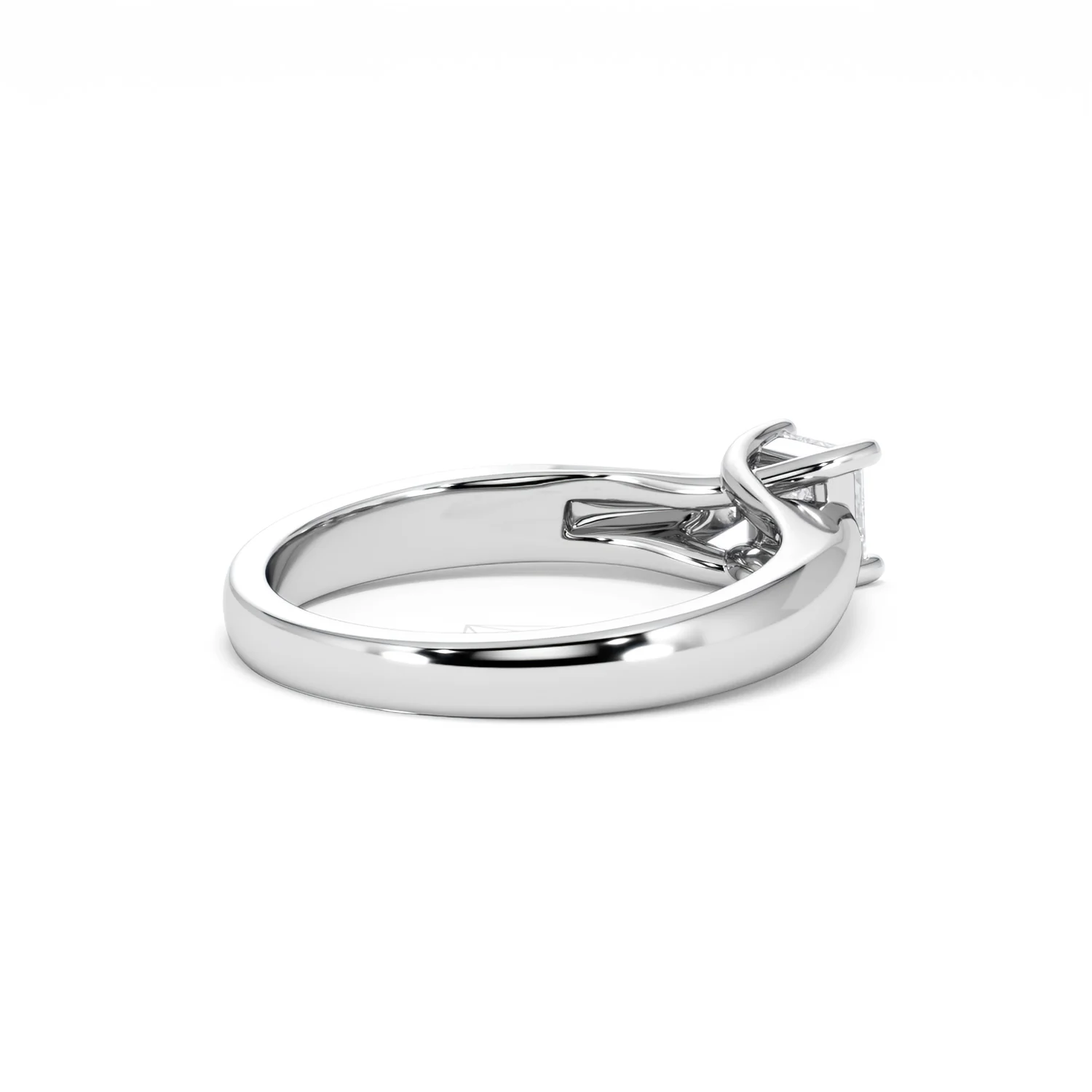 Naomi Princess Cut Lab Diamond Engagement Ring 0.50ct H/SI in 925 Silver - Image 39