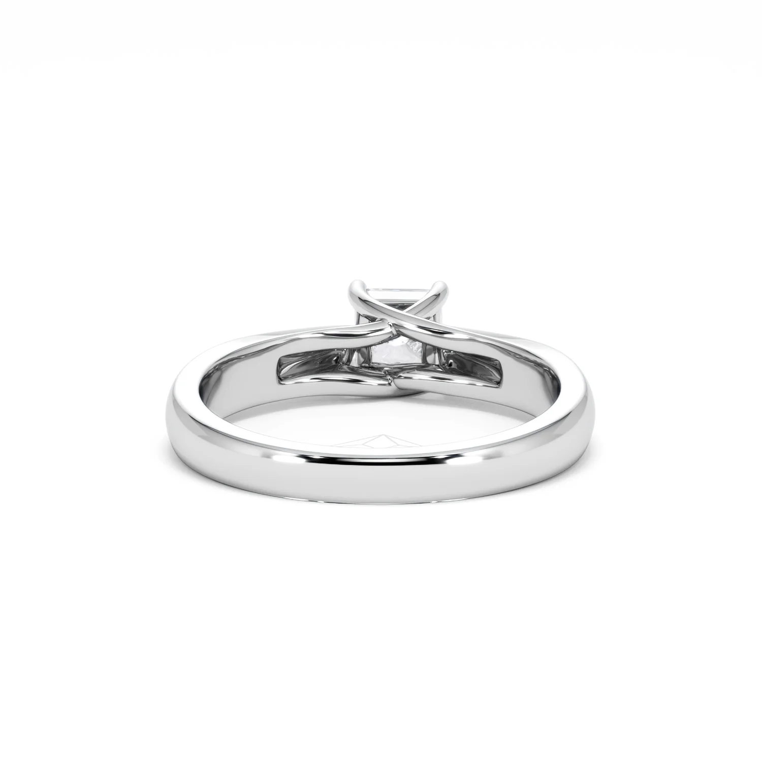 Naomi Princess Cut Lab Diamond Engagement Ring 0.50ct H/SI in 925 Silver - Image 49