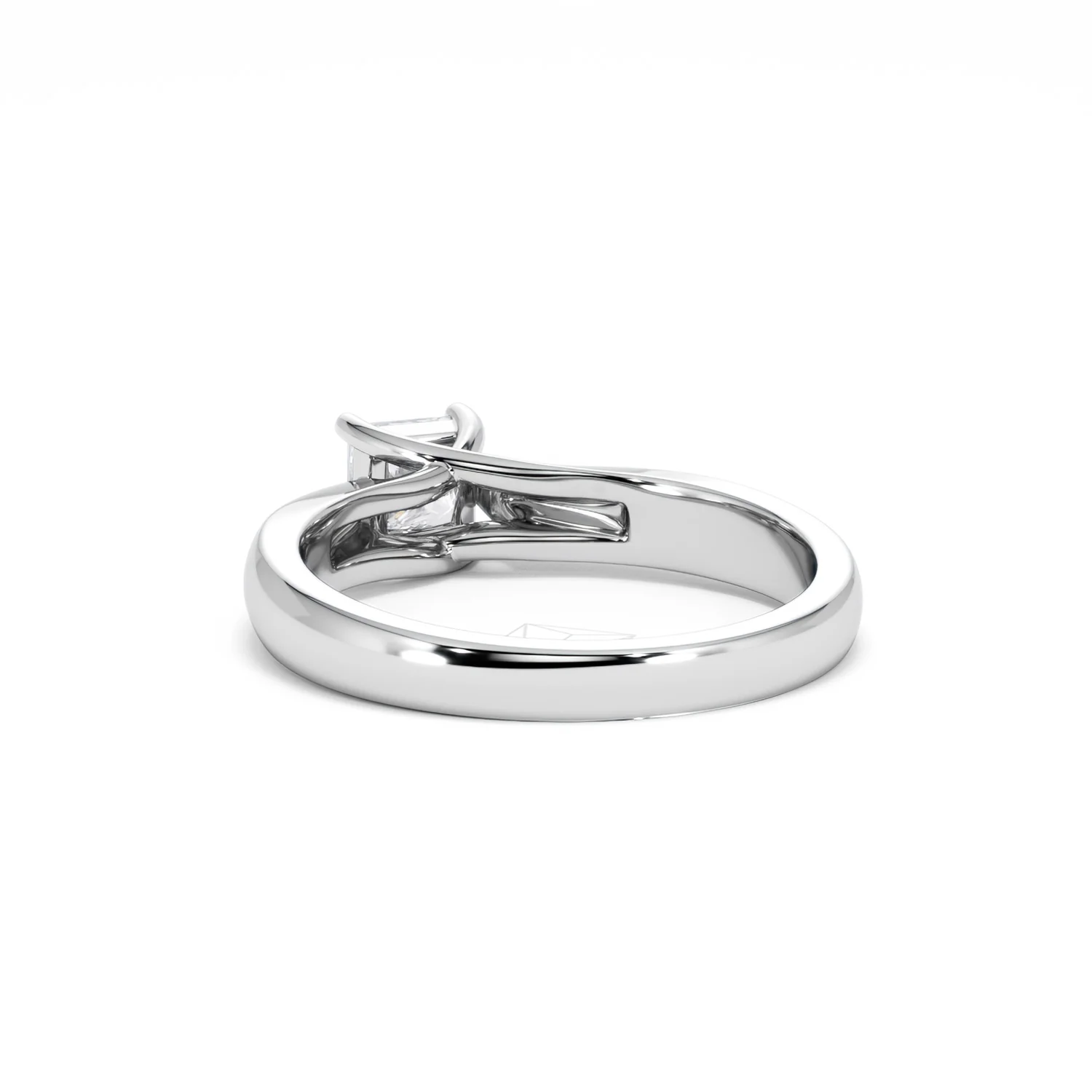 Naomi Princess Cut Lab Diamond Engagement Ring 0.50ct H/SI in 925 Silver - Image 55