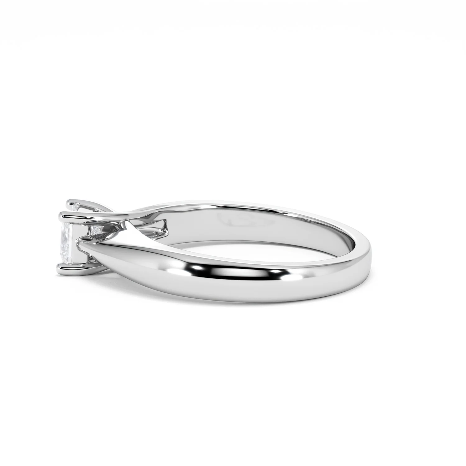Naomi Princess Cut Lab Diamond Engagement Ring 0.50ct H/SI in 925 Silver - Image 69