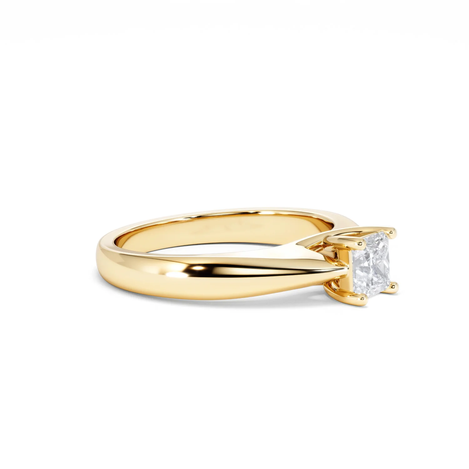 Naomi Princess Cut Lab Diamond Engagement Ring 0.50ct H/SI in 9k Gold - Image 22