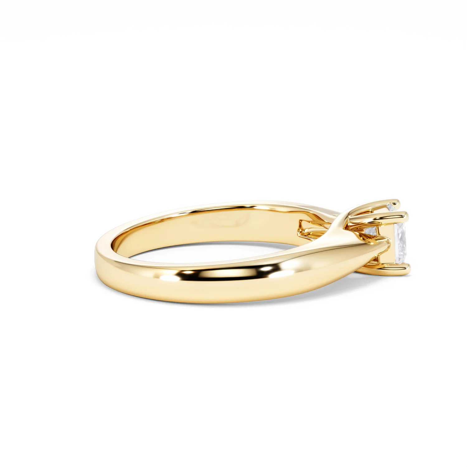 Naomi Princess Cut Lab Diamond Engagement Ring 0.50ct H/SI in 9k Gold - Image 31