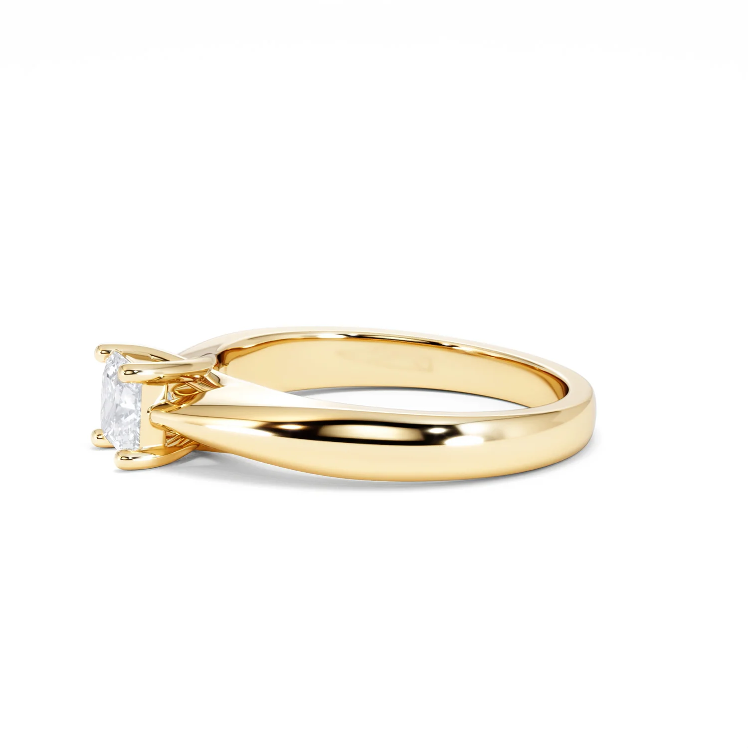 Naomi Princess Cut Lab Diamond Engagement Ring 0.50ct H/SI in 9k Gold - Image 74