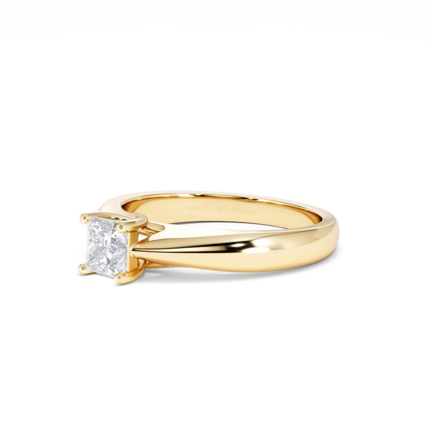 Naomi Princess Cut Lab Diamond Engagement Ring 0.50ct H/SI in 9k Gold - Image 80