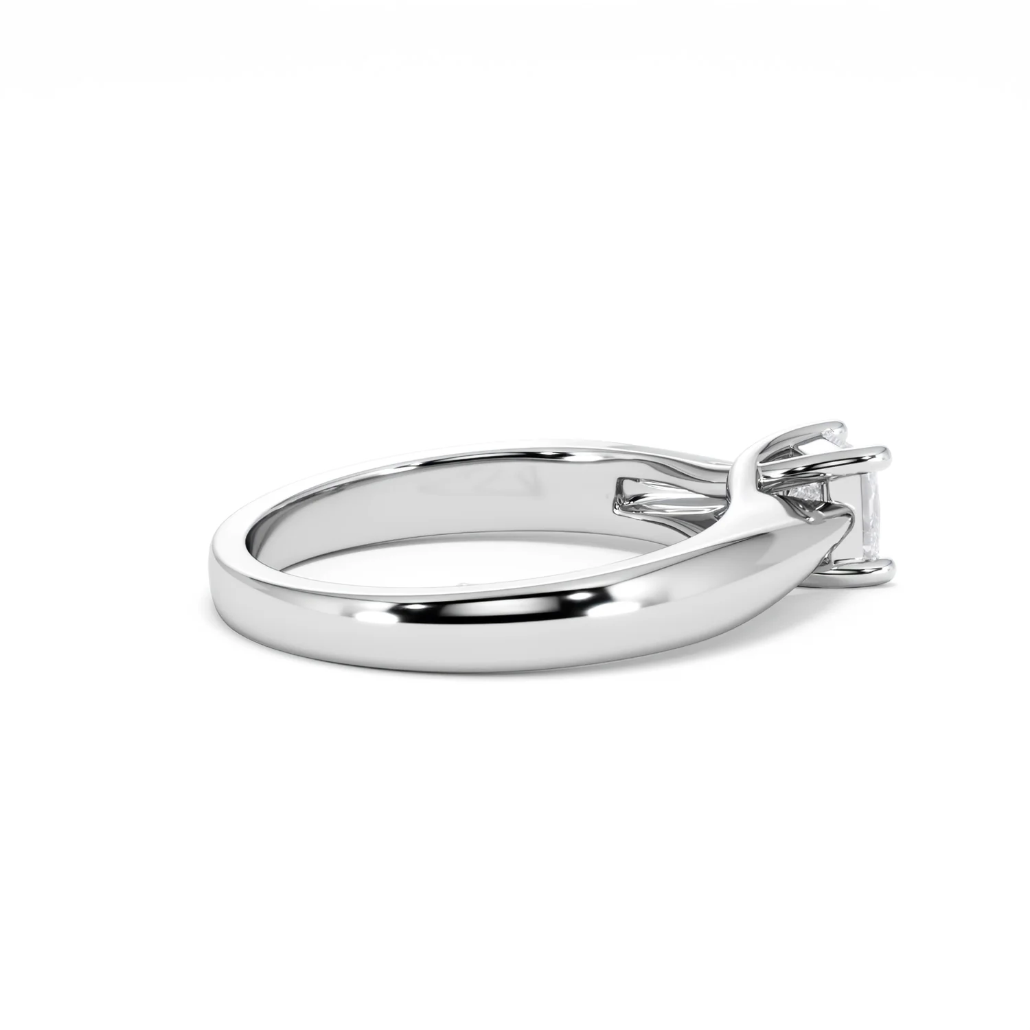 Naomi Princess Cut Lab Diamond Engagement Ring 0.50ct H/SI in 9k White Gold - Image 34
