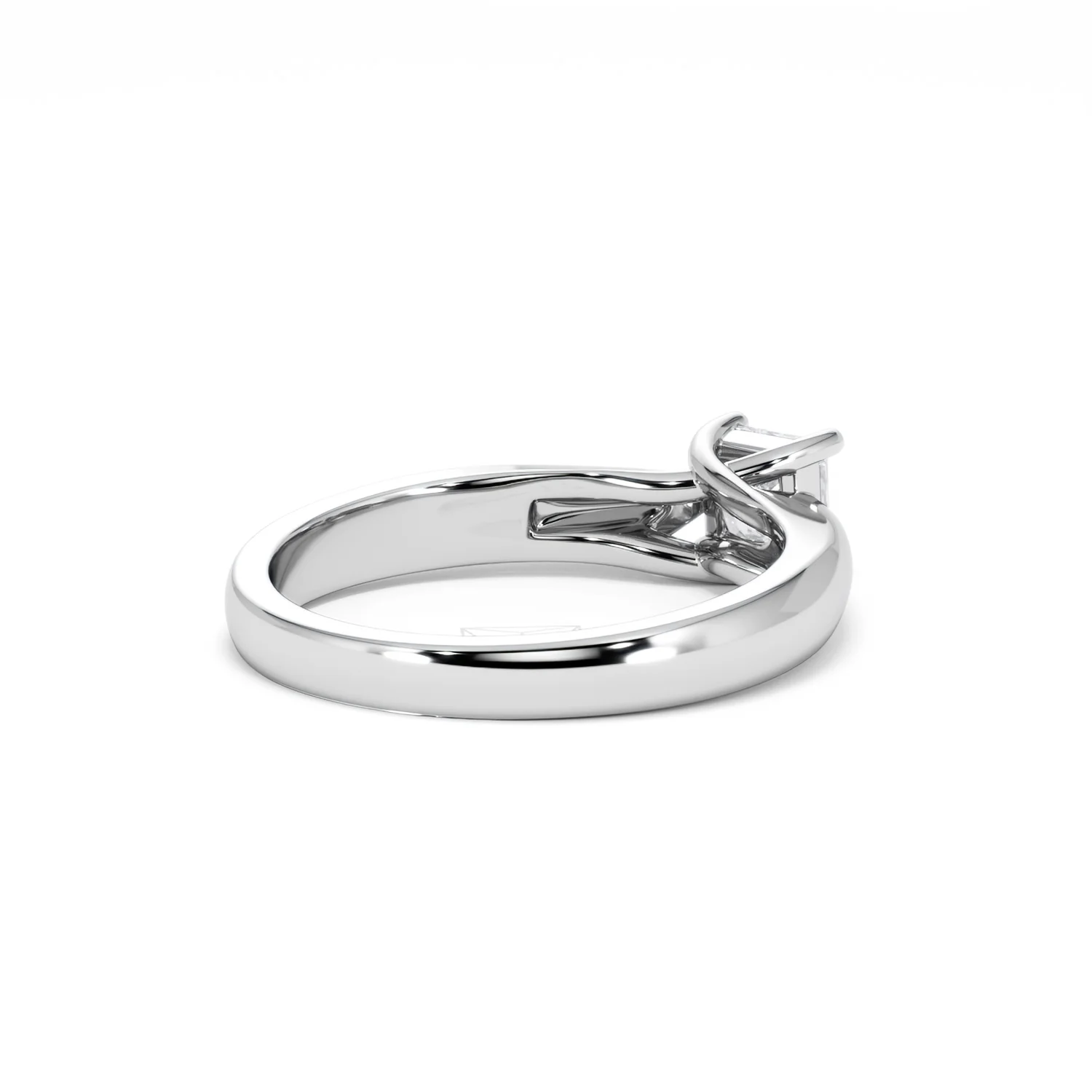 Naomi Princess Cut Lab Diamond Engagement Ring 0.50ct H/SI in 9k White Gold - Image 41