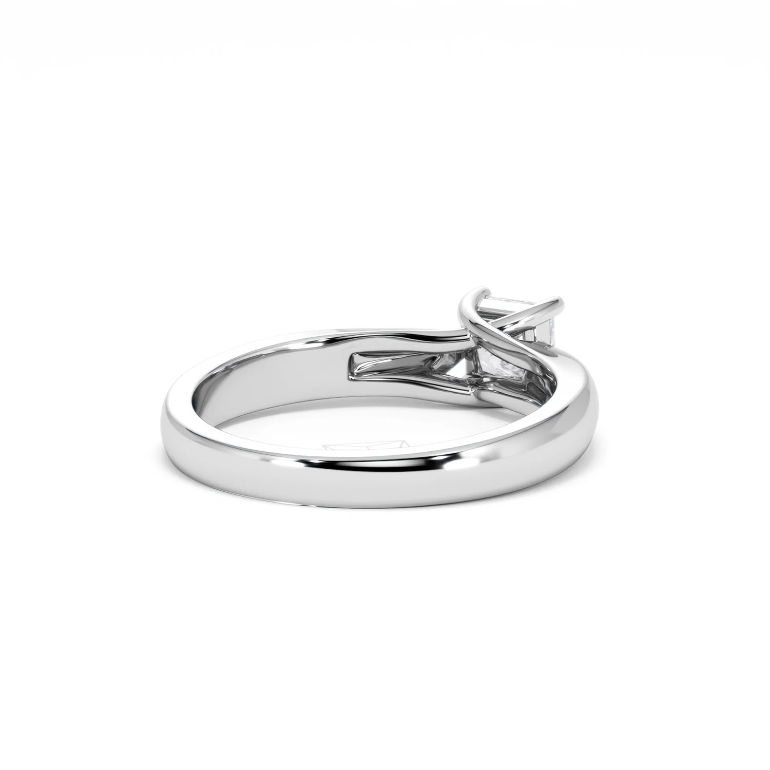 Naomi Princess Cut Lab Diamond Engagement Ring 0.50ct H/SI in 9k White Gold - Image 43