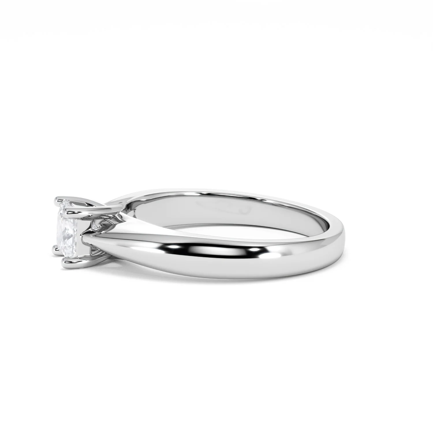 Naomi Princess Cut Lab Diamond Engagement Ring 0.50ct H/SI in 9k White Gold - Image 73