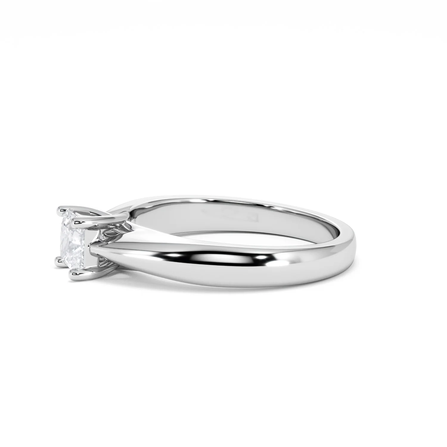 Naomi Princess Cut Lab Diamond Engagement Ring 0.50ct H/SI in 9k White Gold - Image 74