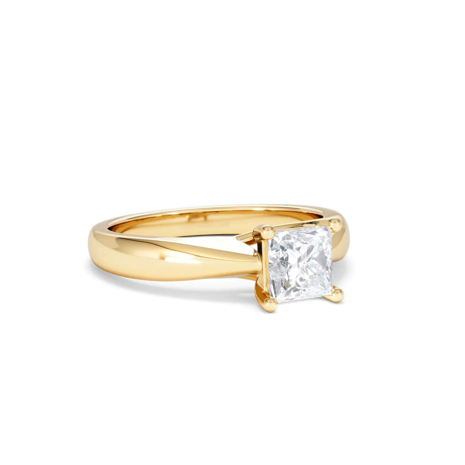 Naomi Princess Cut Lab Diamond Engagement Ring 1.00ct H/SI in 9k Gold - Image 16