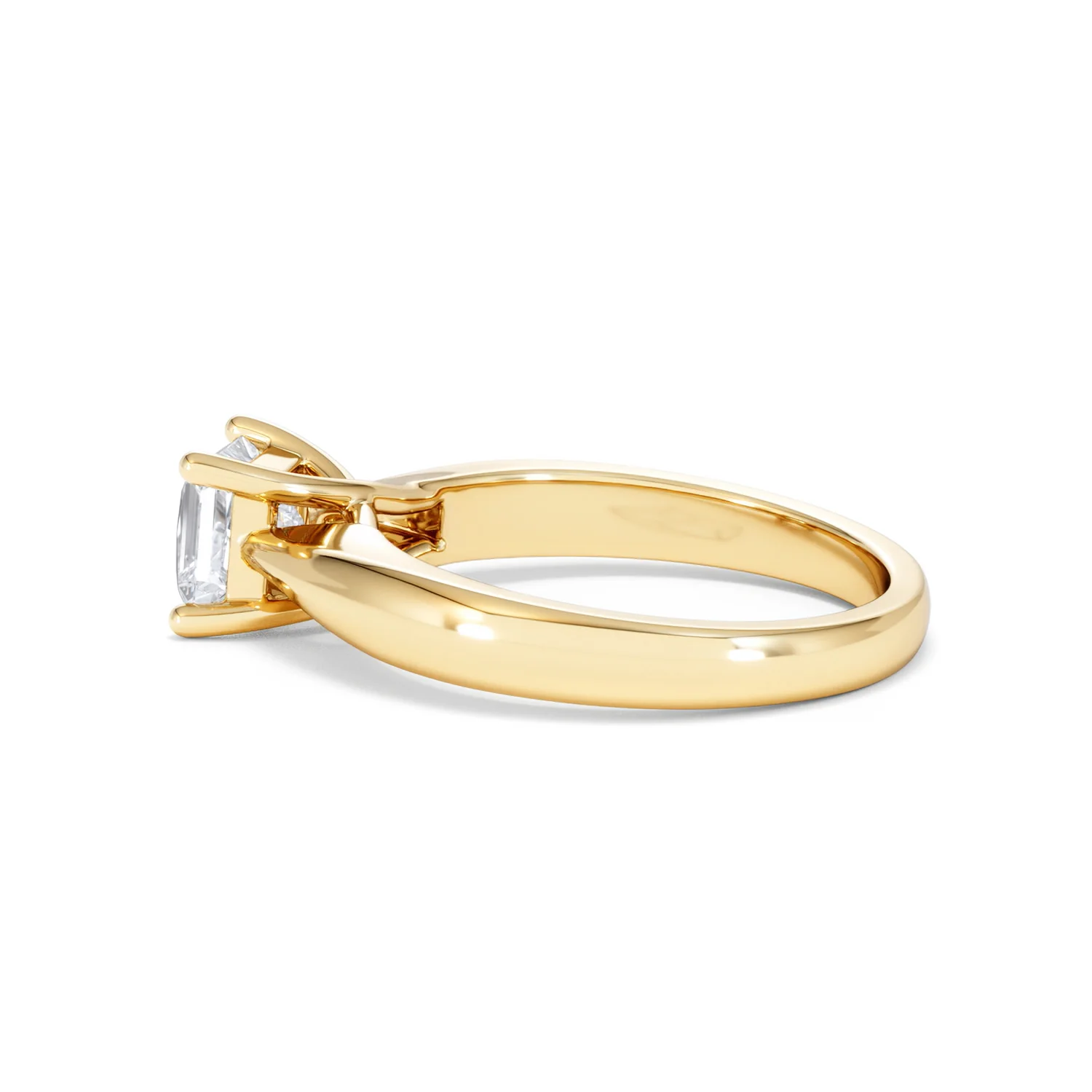 Naomi Princess Cut Lab Diamond Engagement Ring 1.00ct H/SI in 9k Gold - Image 67