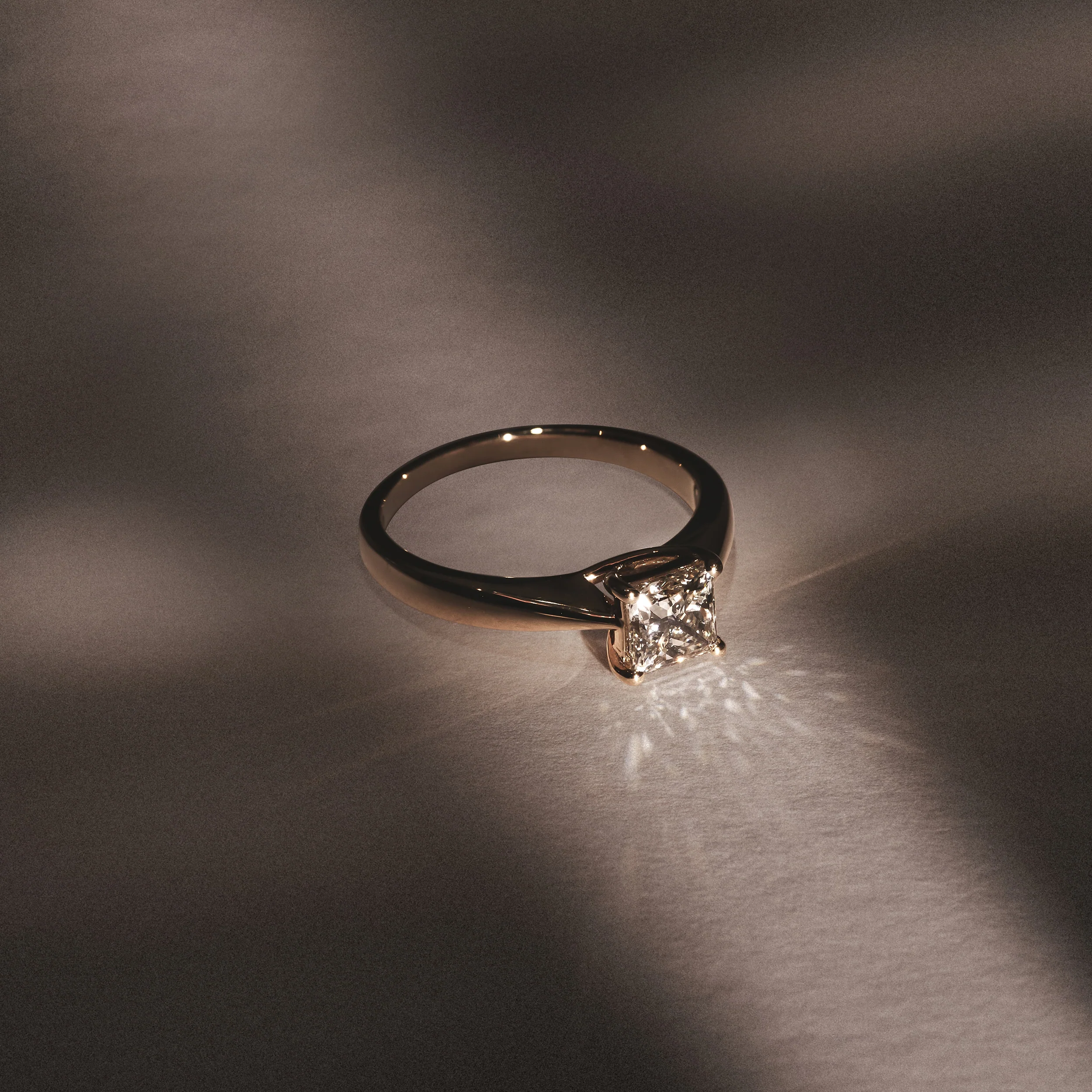 Naomi Princess Cut Lab Diamond Engagement Ring 1.00ct H/SI in 9k Gold - Image 7