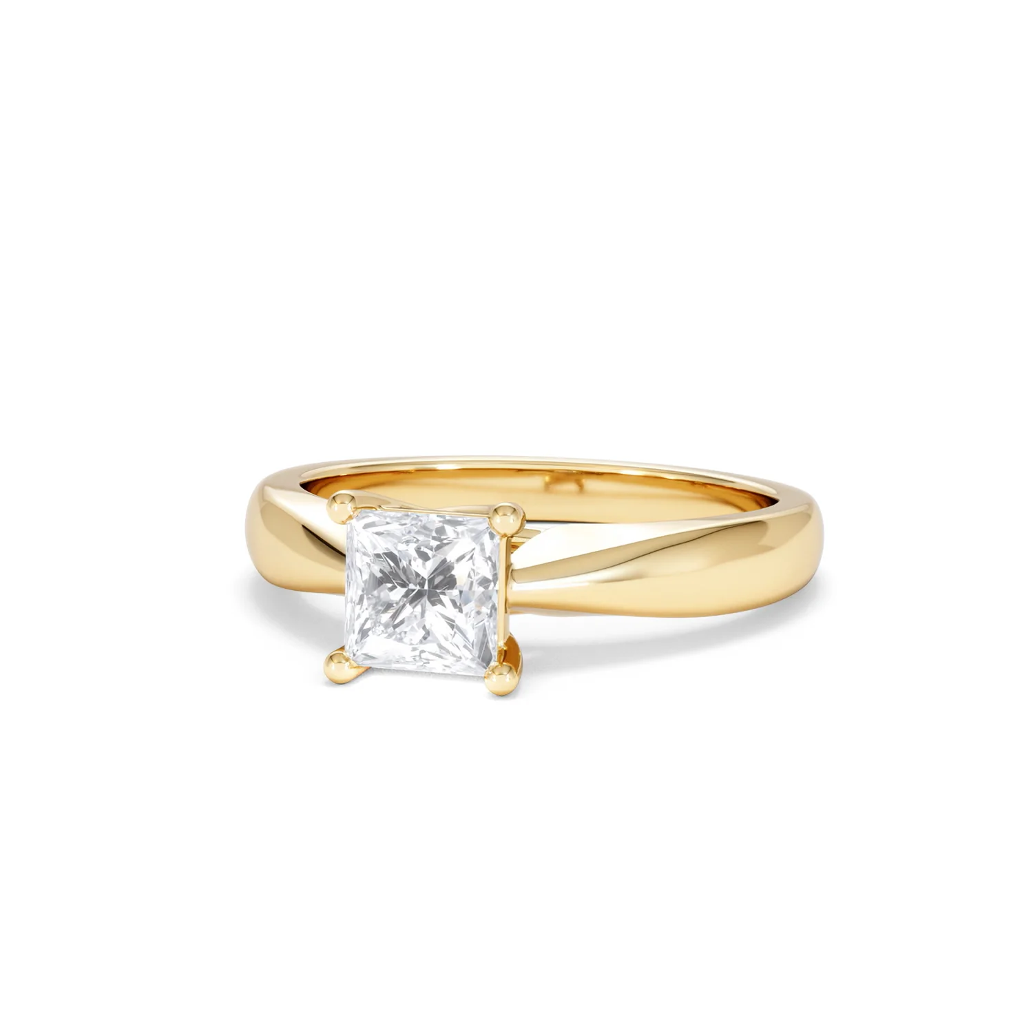 Naomi Princess Cut Lab Diamond Engagement Ring 1.00ct H/SI in 9k Gold - Image 86