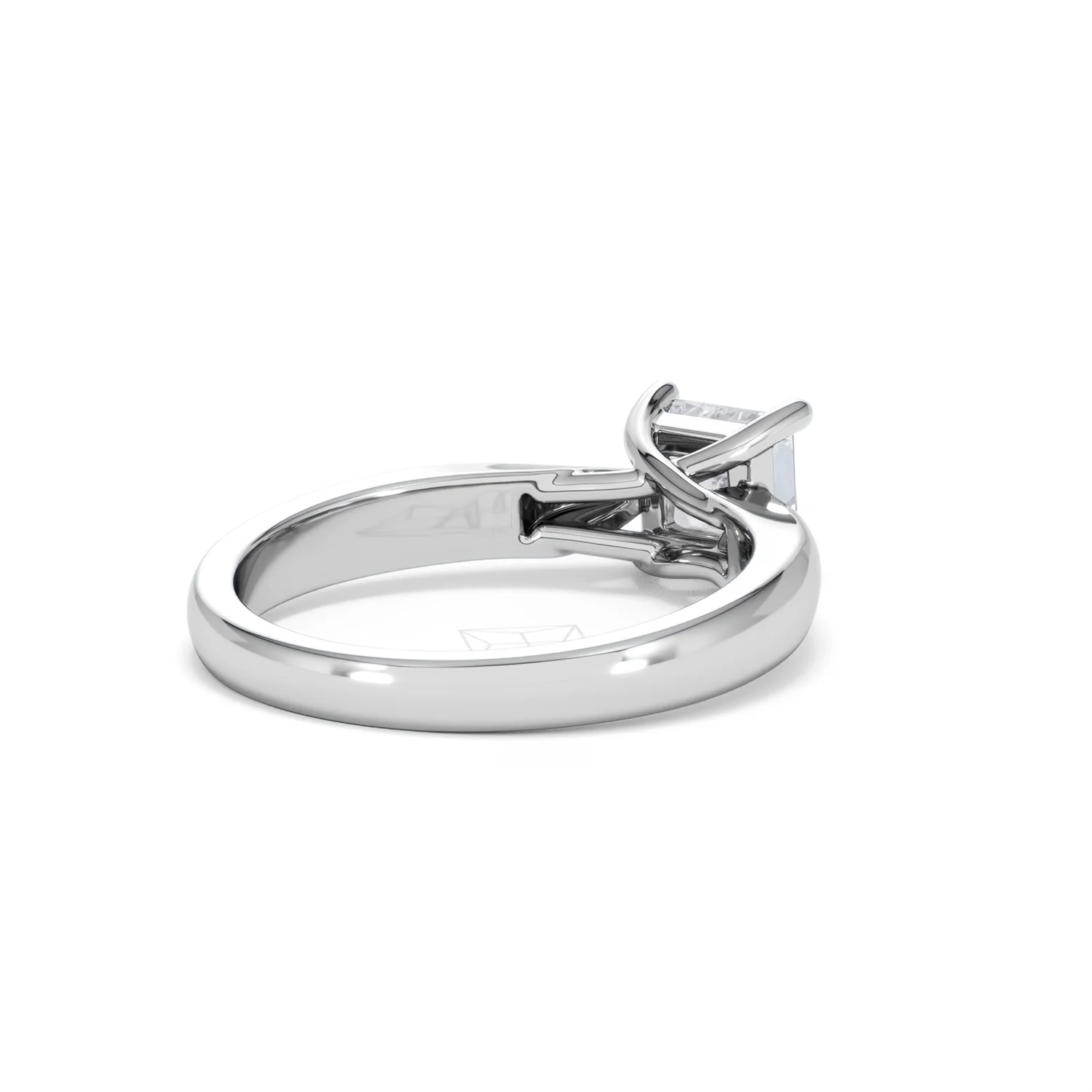 Naomi Princess Cut Lab Diamond Engagement Ring 1.00ct H/SI in 9k White Gold - Image 42