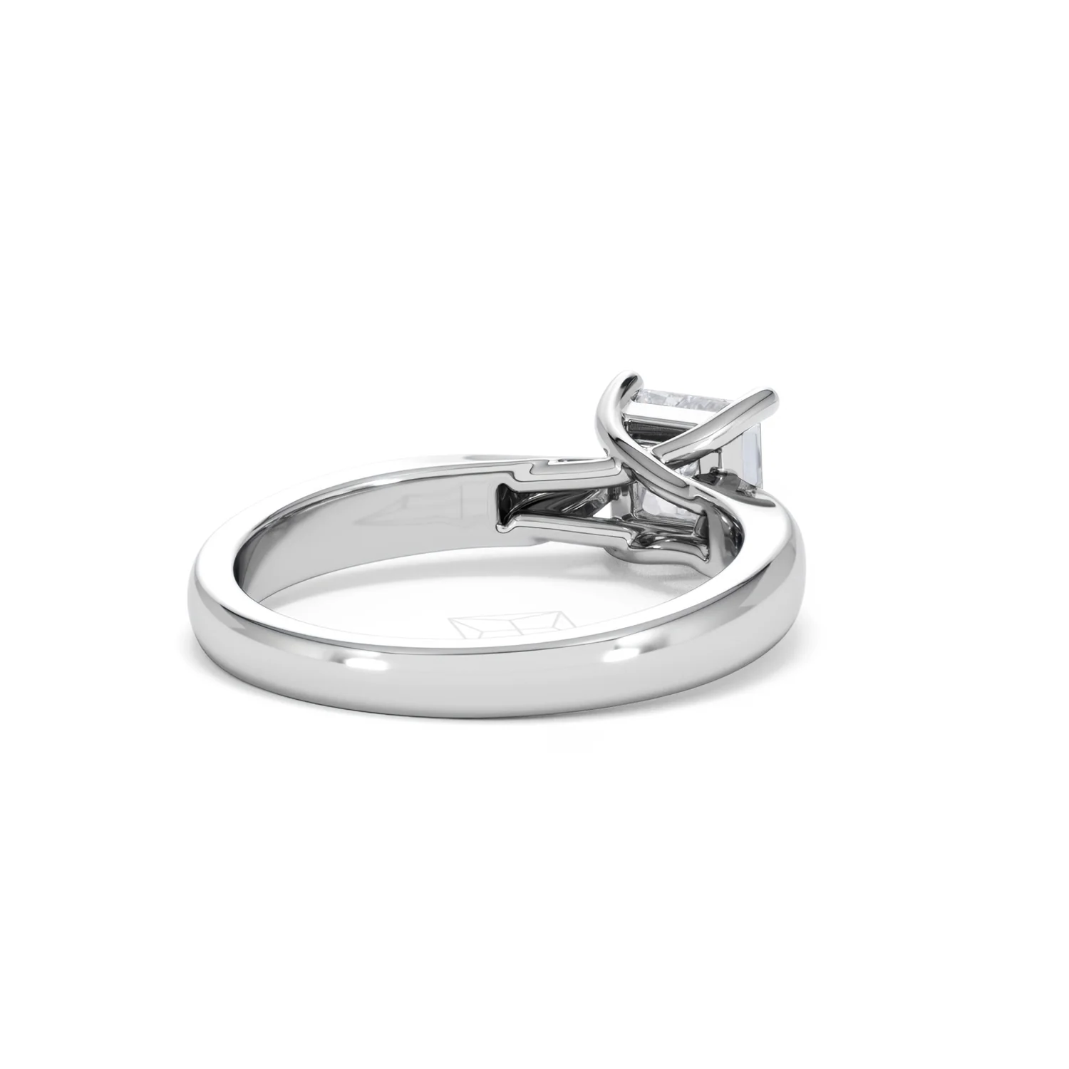 Naomi Princess Cut Lab Diamond Engagement Ring 1.00ct H/SI in 9k White Gold - Image 43