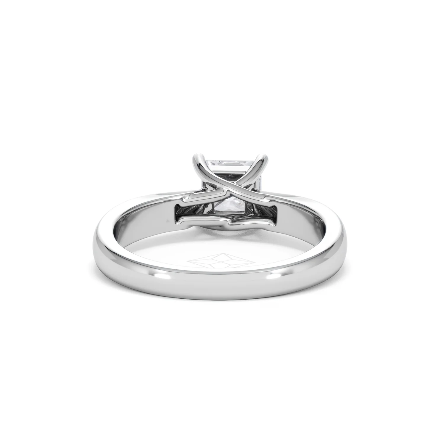 Naomi Princess Cut Lab Diamond Engagement Ring 1.00ct H/SI in 9k White Gold - Image 49