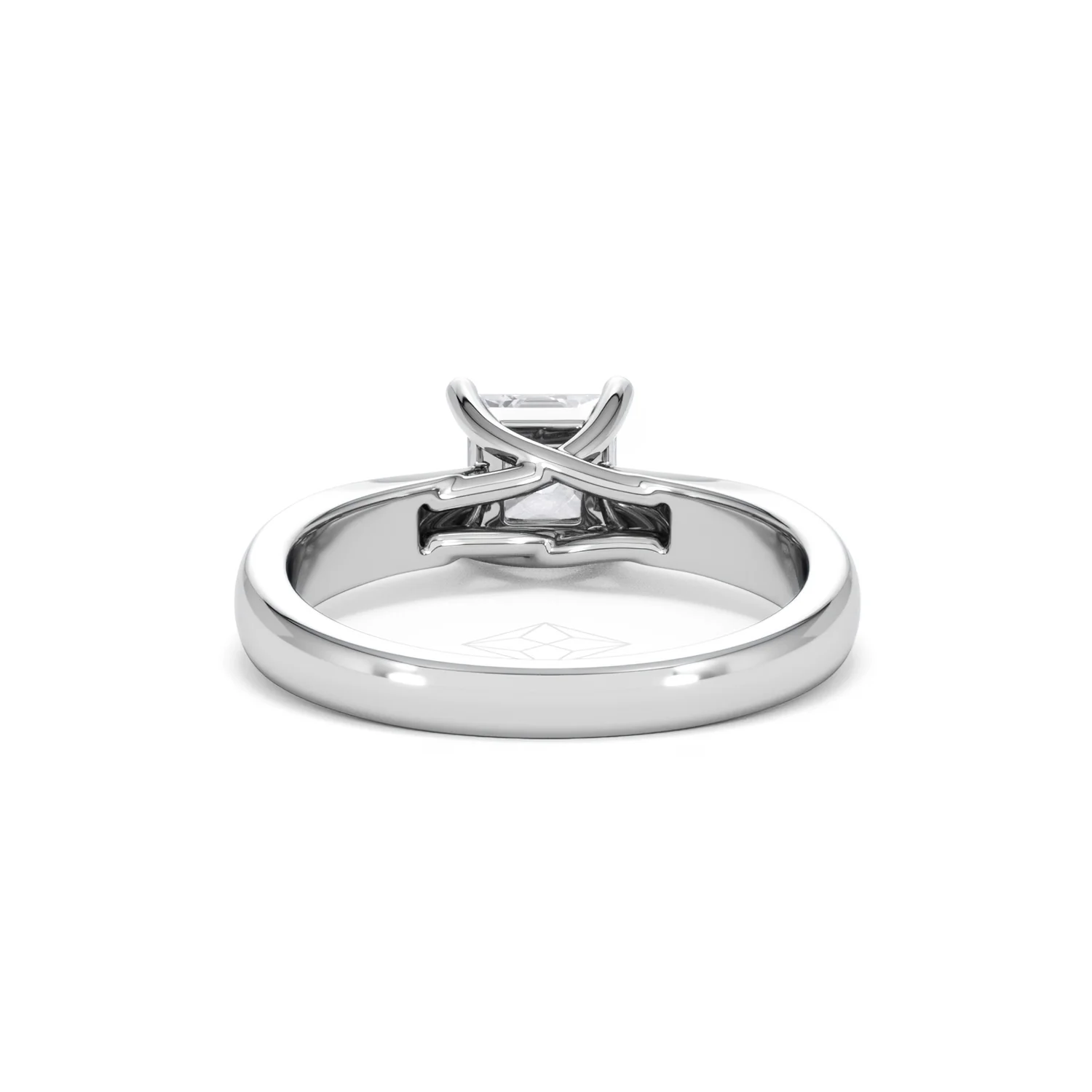 Naomi Princess Cut Lab Diamond Engagement Ring 1.00ct H/SI in 9k White Gold - Image 50