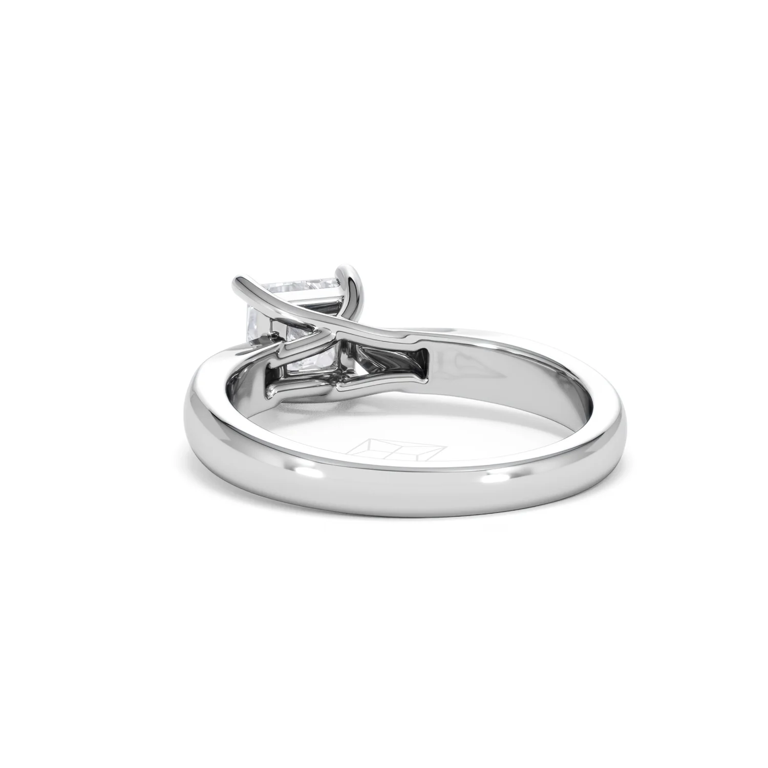 Naomi Princess Cut Lab Diamond Engagement Ring 1.00ct H/SI in 9k White Gold - Image 55