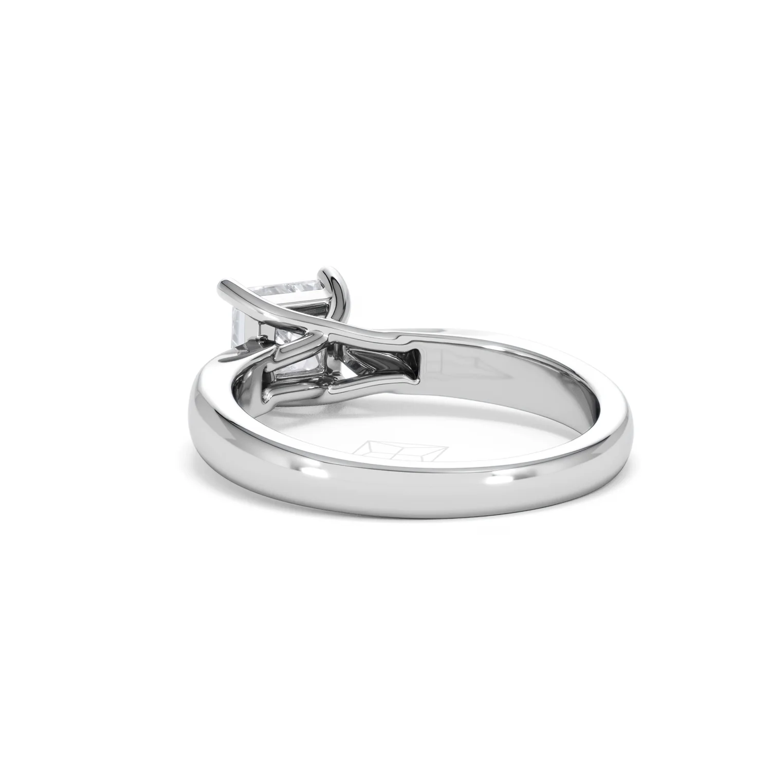 Naomi Princess Cut Lab Diamond Engagement Ring 1.00ct H/SI in 9k White Gold - Image 56