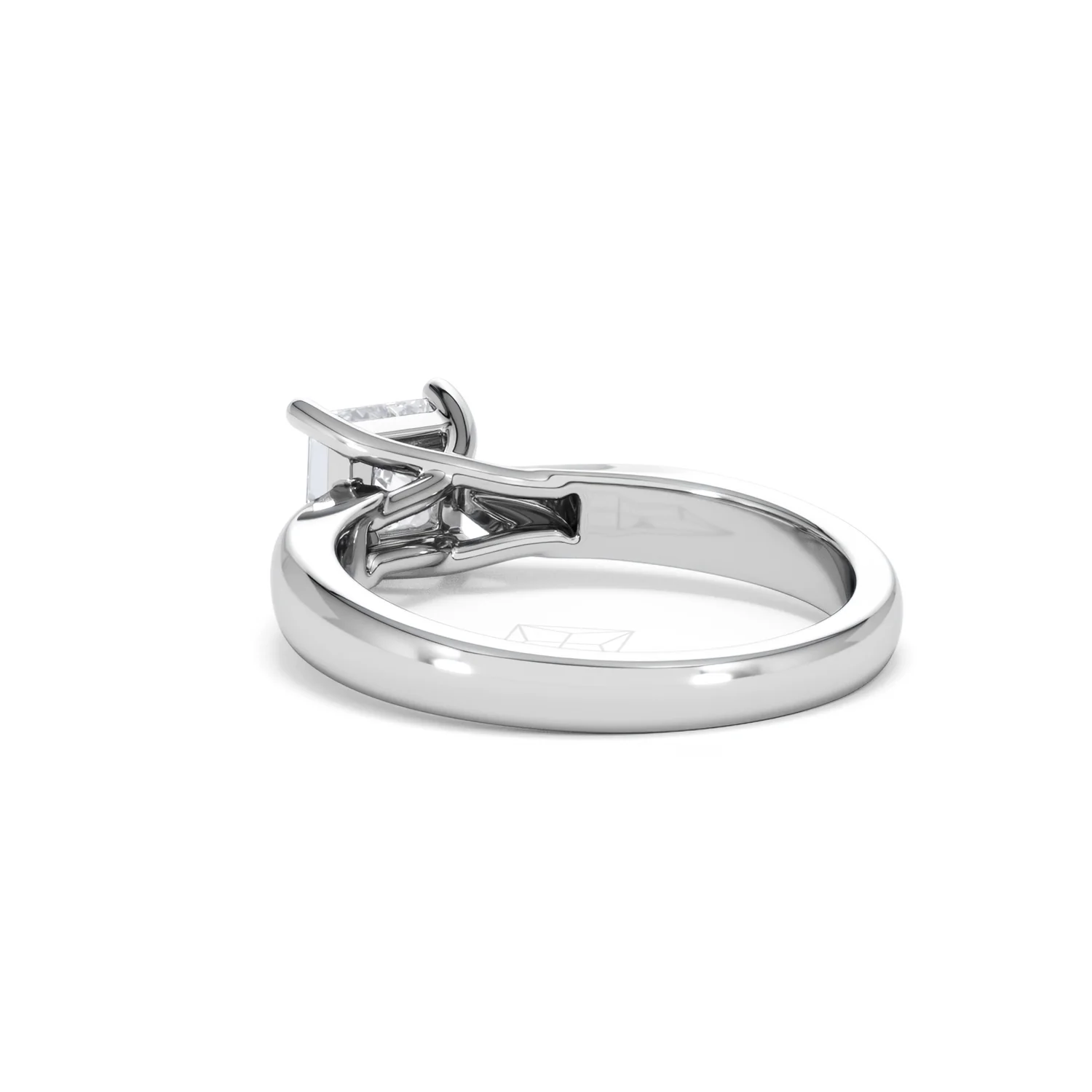 Naomi Princess Cut Lab Diamond Engagement Ring 1.00ct H/SI in 9k White Gold - Image 57