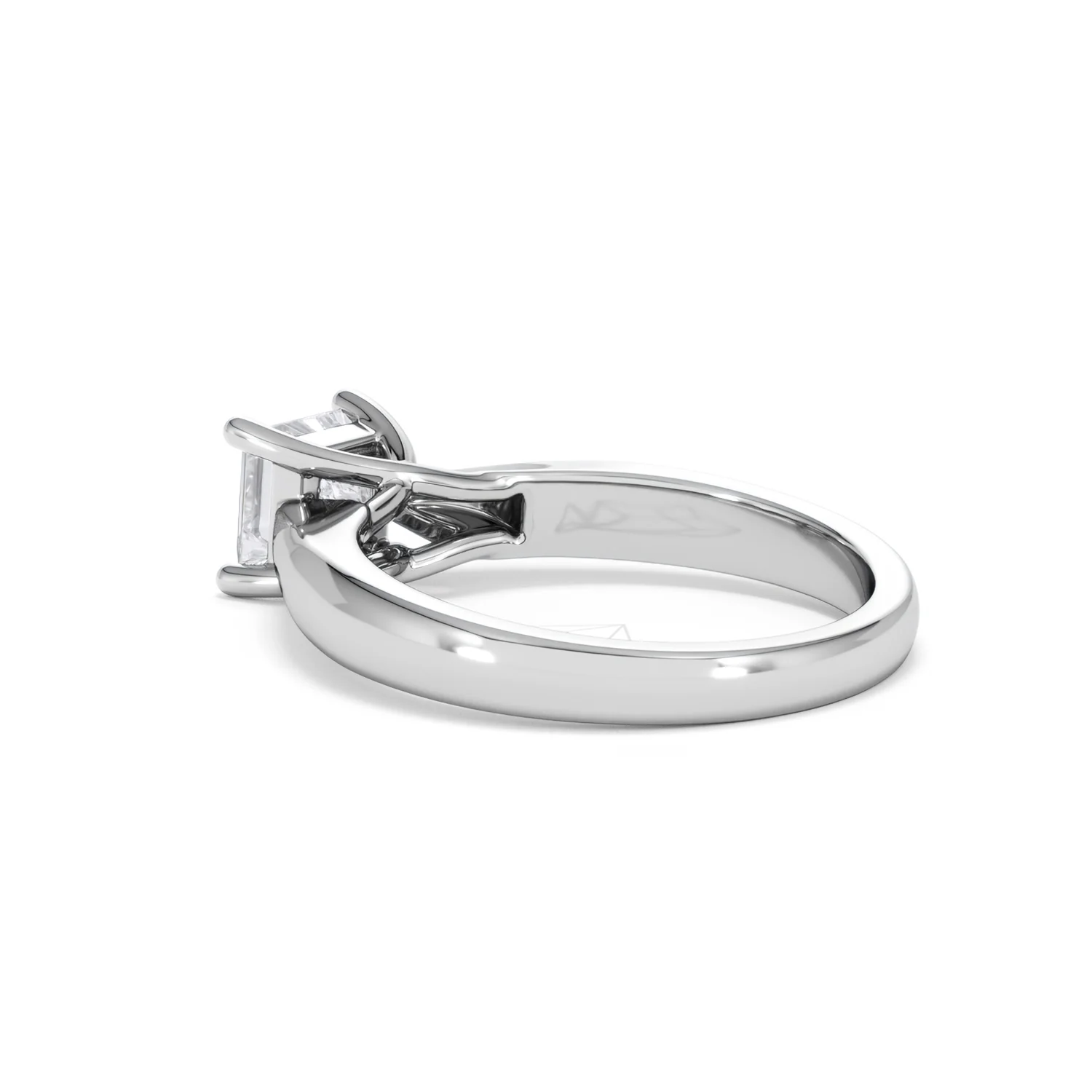 Naomi Princess Cut Lab Diamond Engagement Ring 1.00ct H/SI in 9k White Gold - Image 61