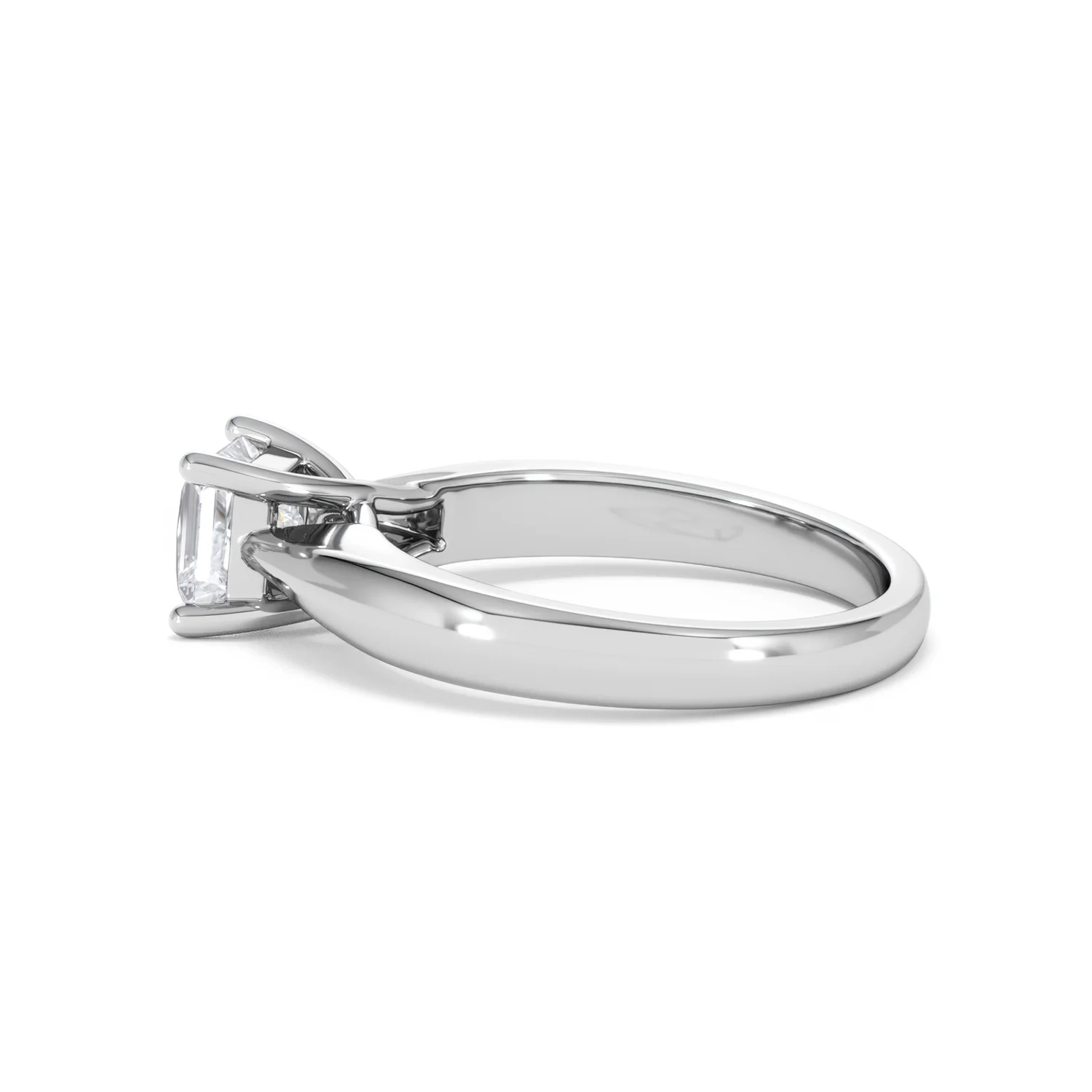 Naomi Princess Cut Lab Diamond Engagement Ring 1.00ct H/SI in 9k White Gold - Image 67