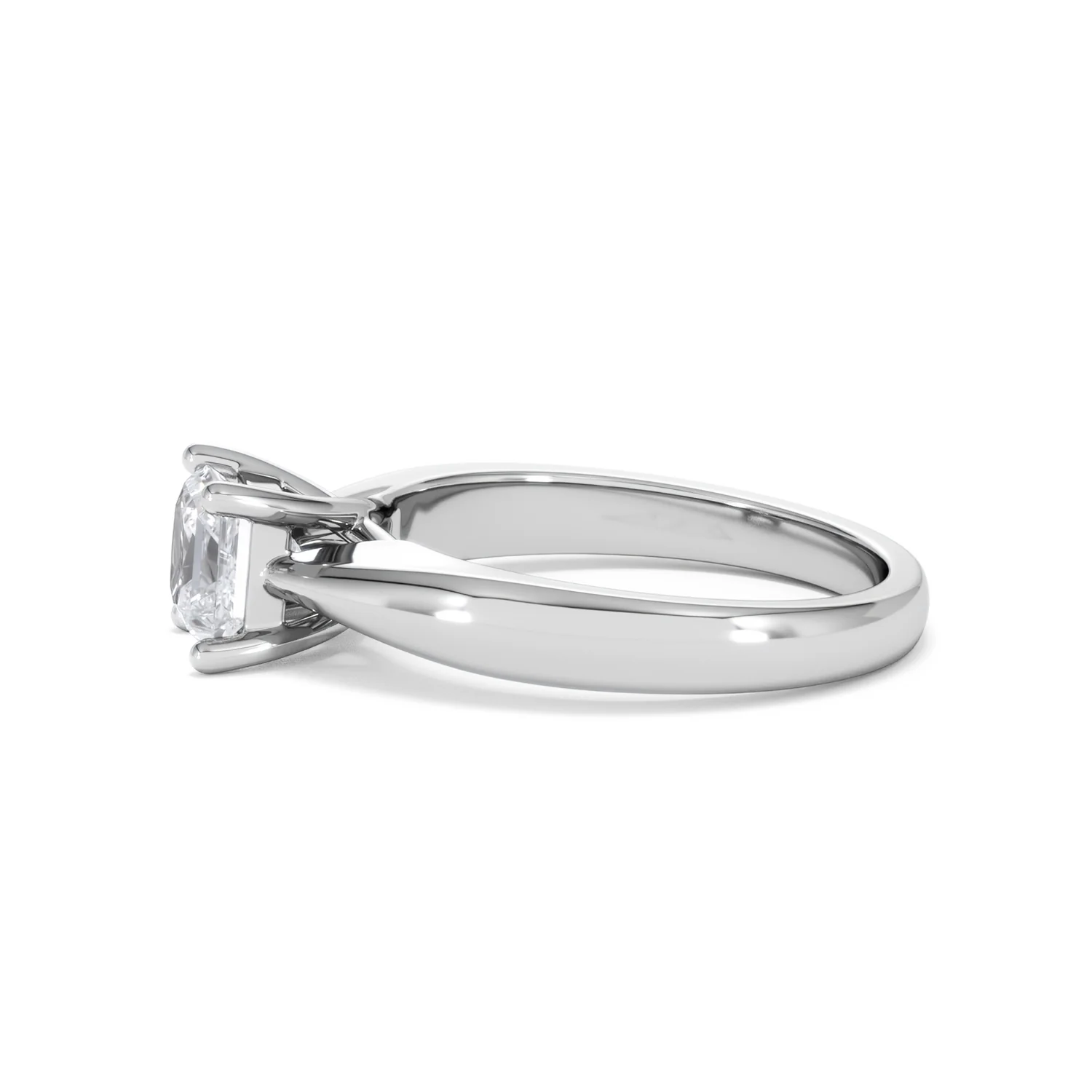 Naomi Princess Cut Lab Diamond Engagement Ring 1.00ct H/SI in 9k White Gold - Image 72