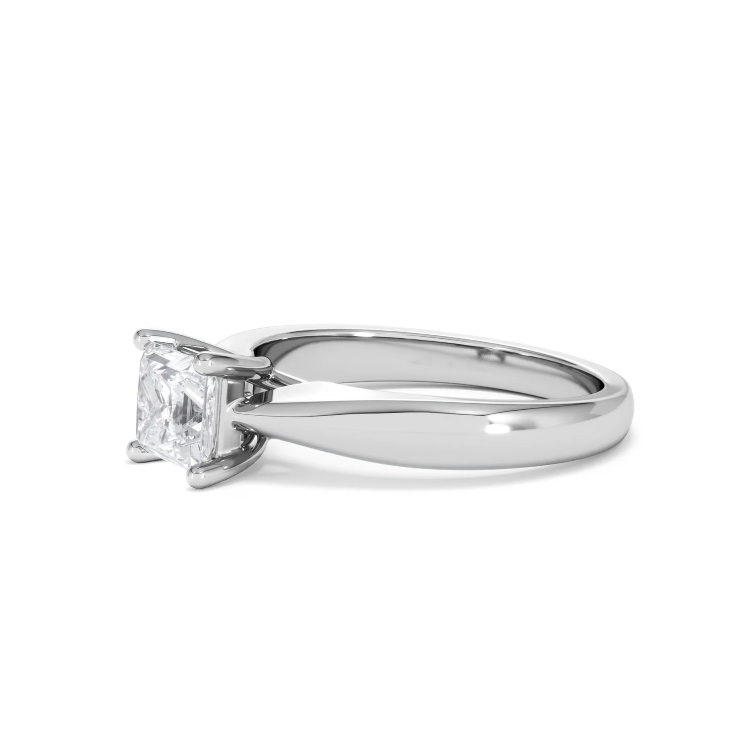 Naomi Princess Cut Lab Diamond Engagement Ring 1.00ct H/SI in 9k White Gold - Image 77