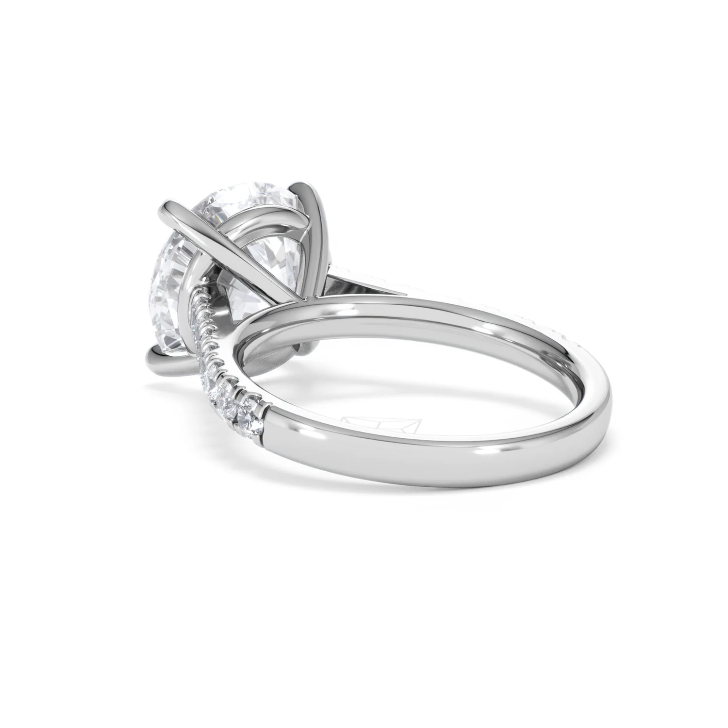 Natalia 5.65ct Lab Diamond Round Cut Engagement Ring in 18K White Gold G/VS1 - Image 57