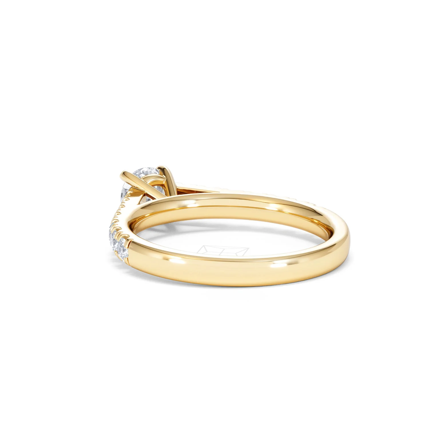 Natalia Diamond Engagement Side Stone Ring 18K Gold 0.91CT G/SI2 - Image 55