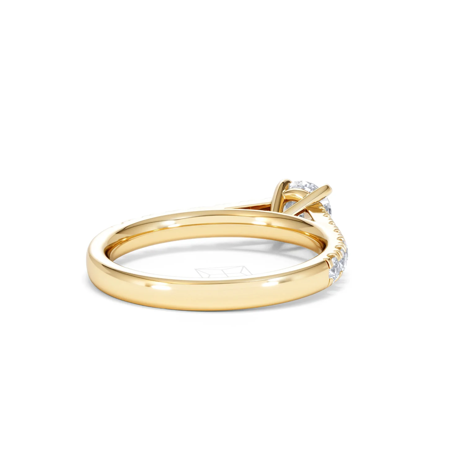 Natalia Diamond Engagement Side Stone Ring 18K Gold 0.91CT G/VS2 - Image 41