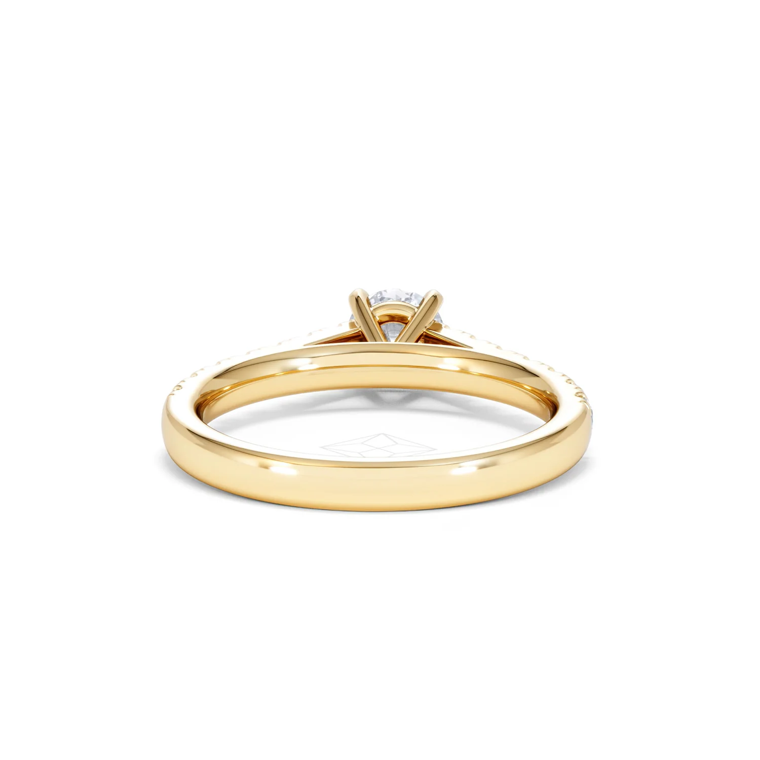 Natalia Diamond Engagement Side Stone Ring 18K Gold 0.91CT G/VS2 - Image 47