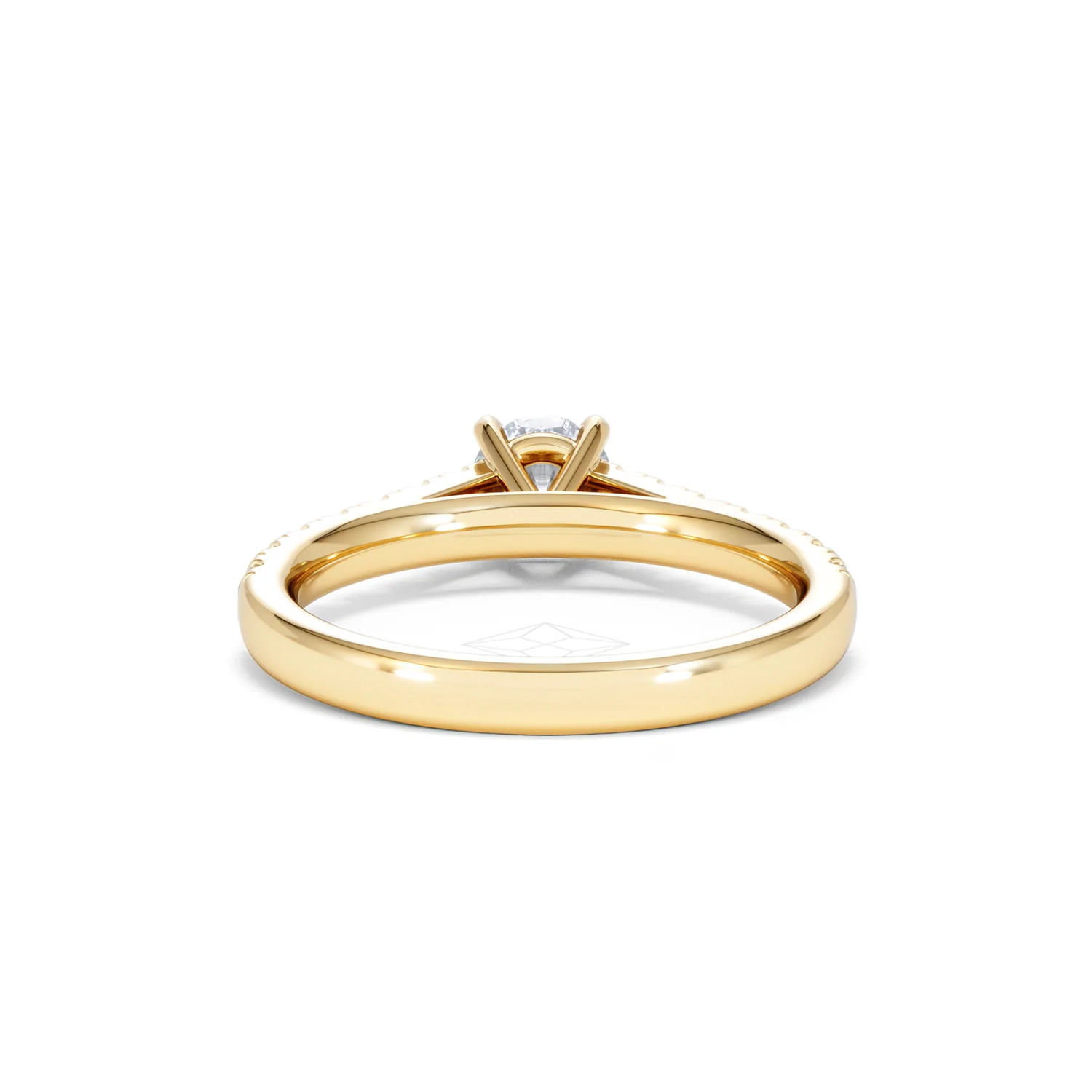 Natalia Diamond Engagement Side Stone Ring 18K Gold 0.91CT G/VS2 - Image 48