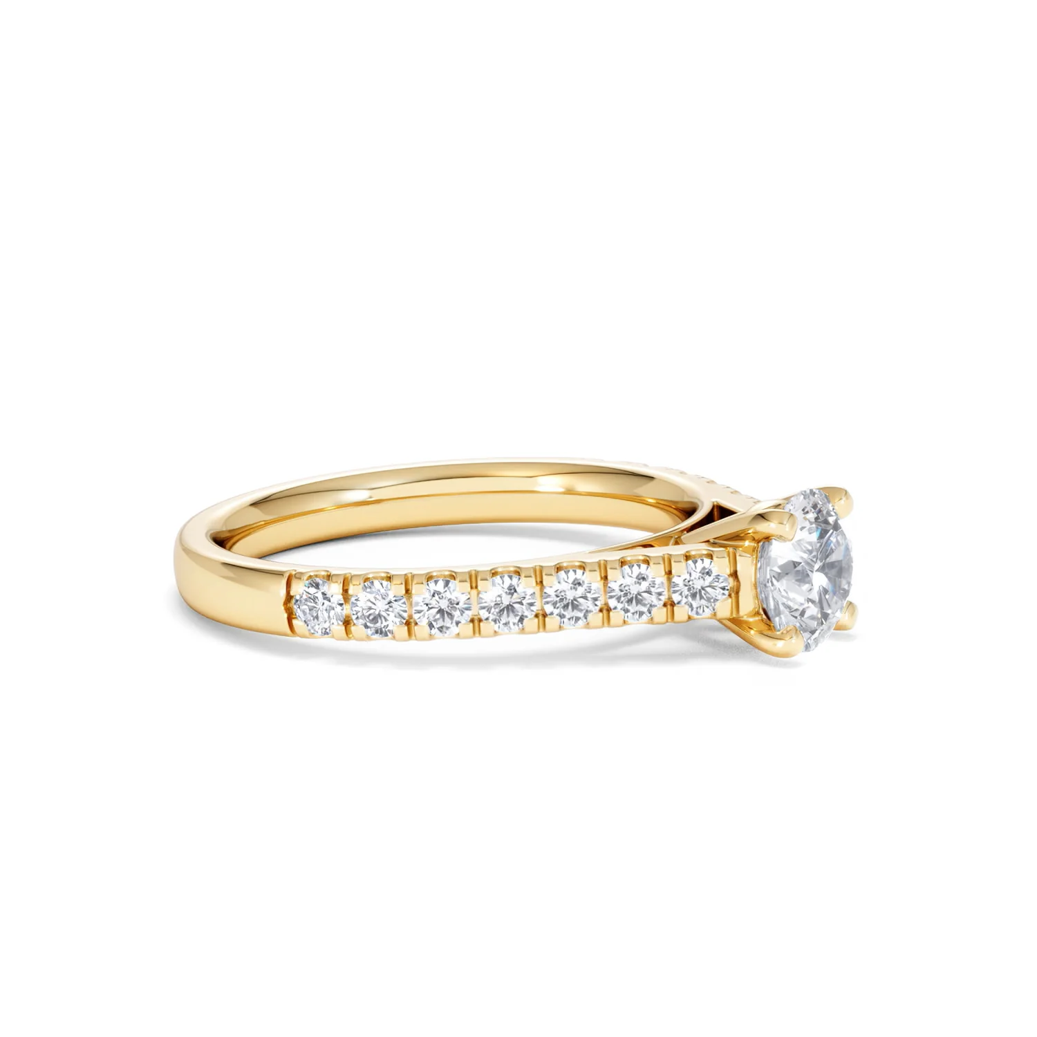 Natalia GIA Diamond Engagement Side Stone Ring 18K Gold 1.15CT G/VS2 - Image 21