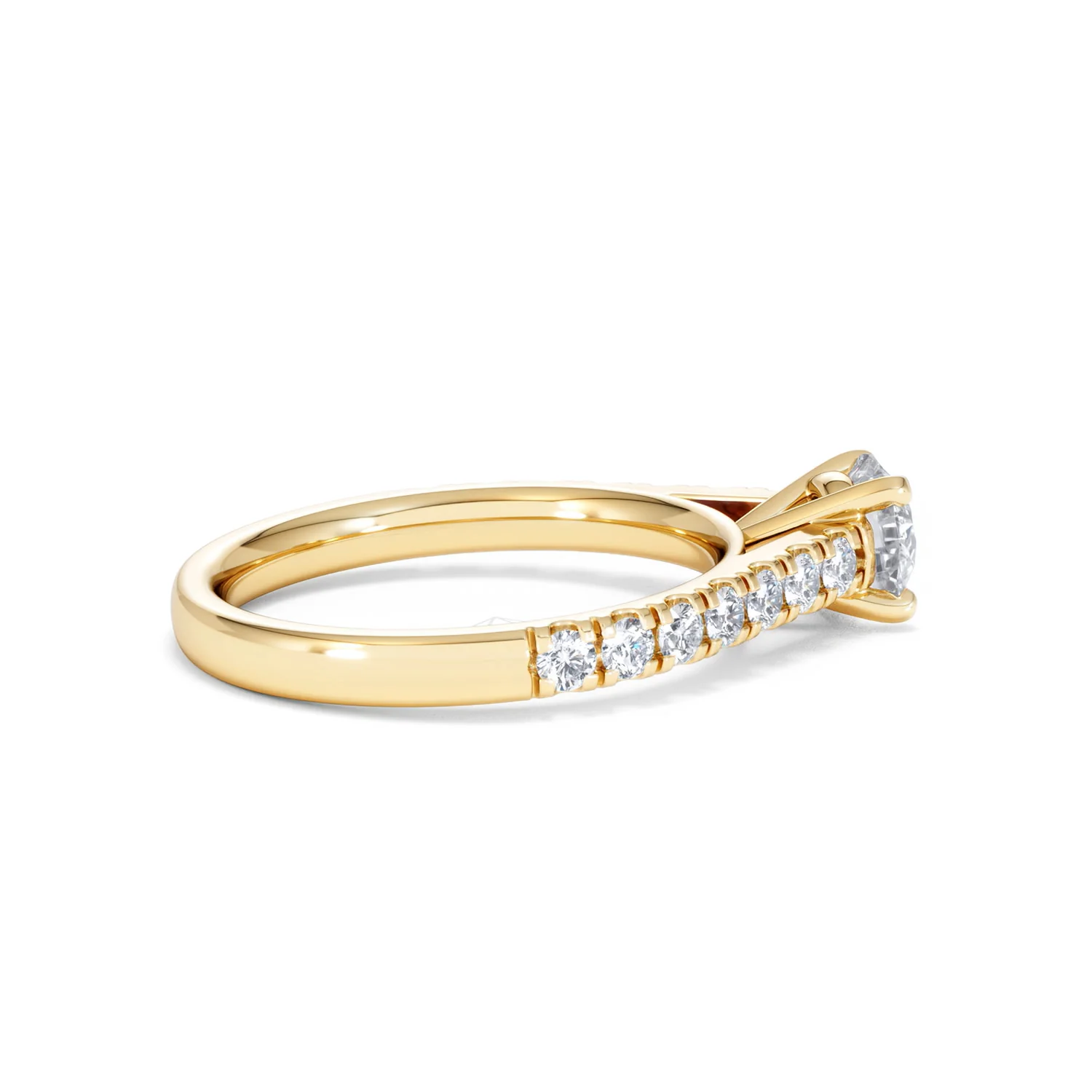 Natalia GIA Diamond Engagement Side Stone Ring 18K Gold 1.15CT G/VS2 - Image 31