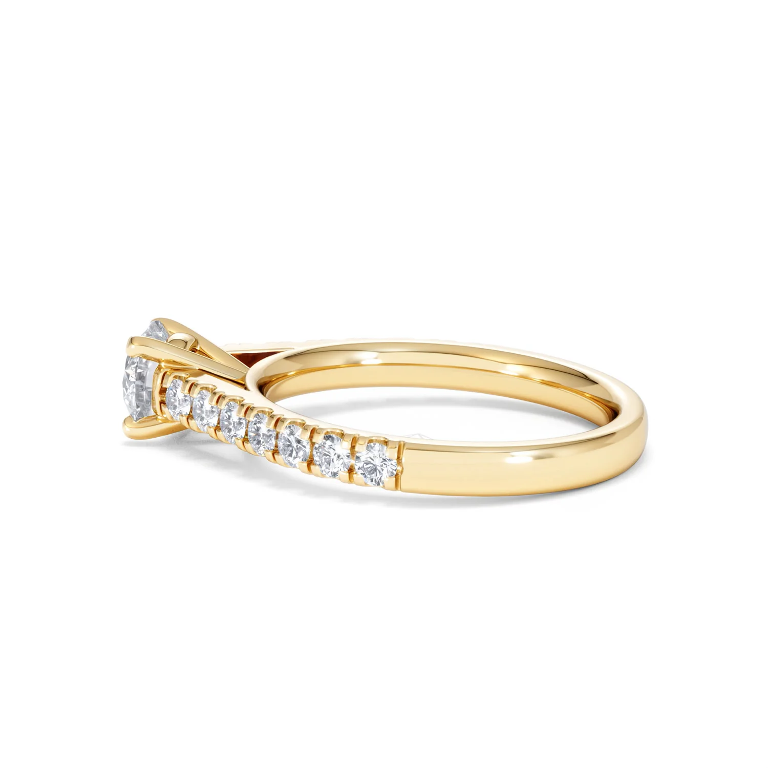 Natalia GIA Diamond Engagement Side Stone Ring 18K Gold 1.15CT G/VS2 - Image 65